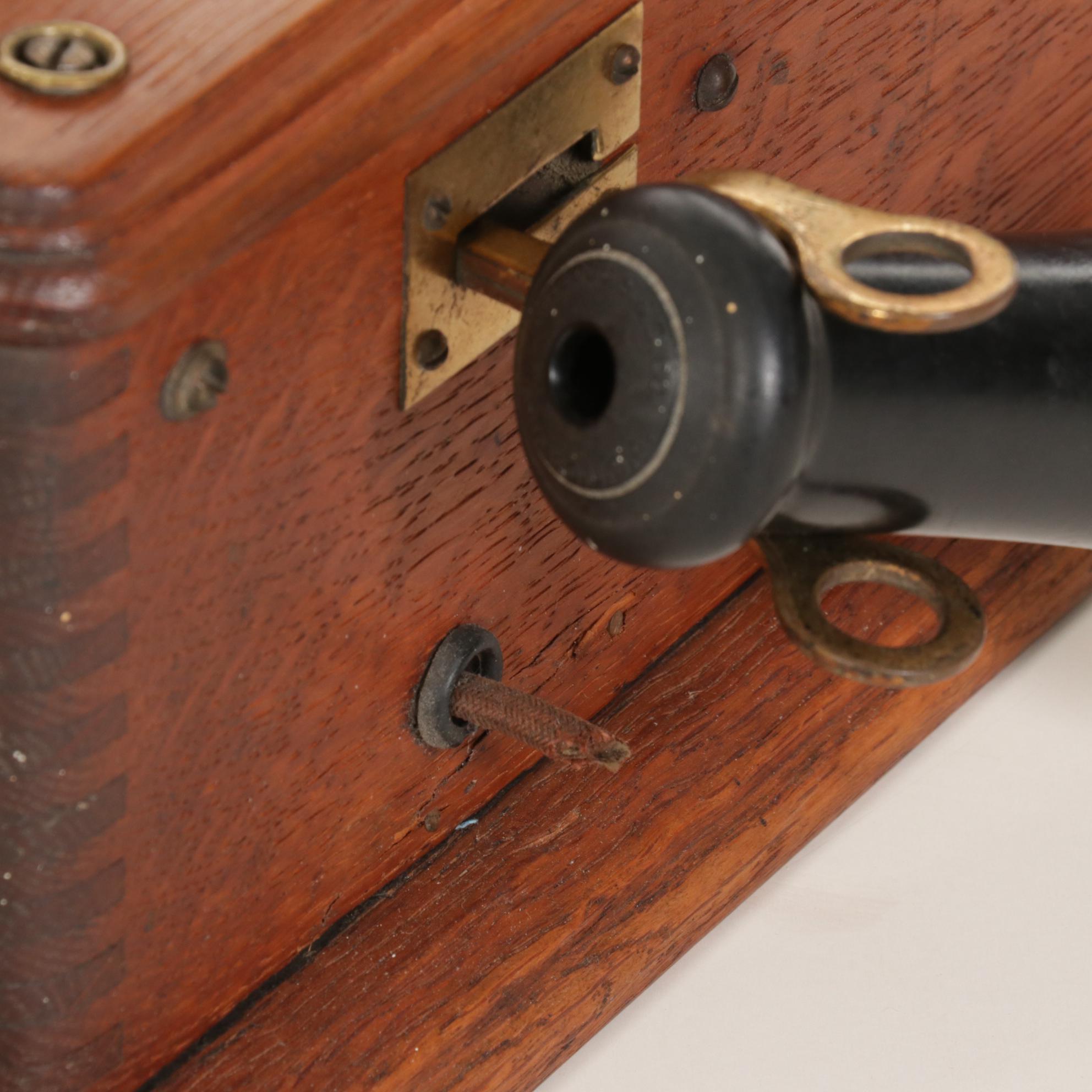 Kellogg Cathederal Top Crank Wall Telephone, Early 20th Century