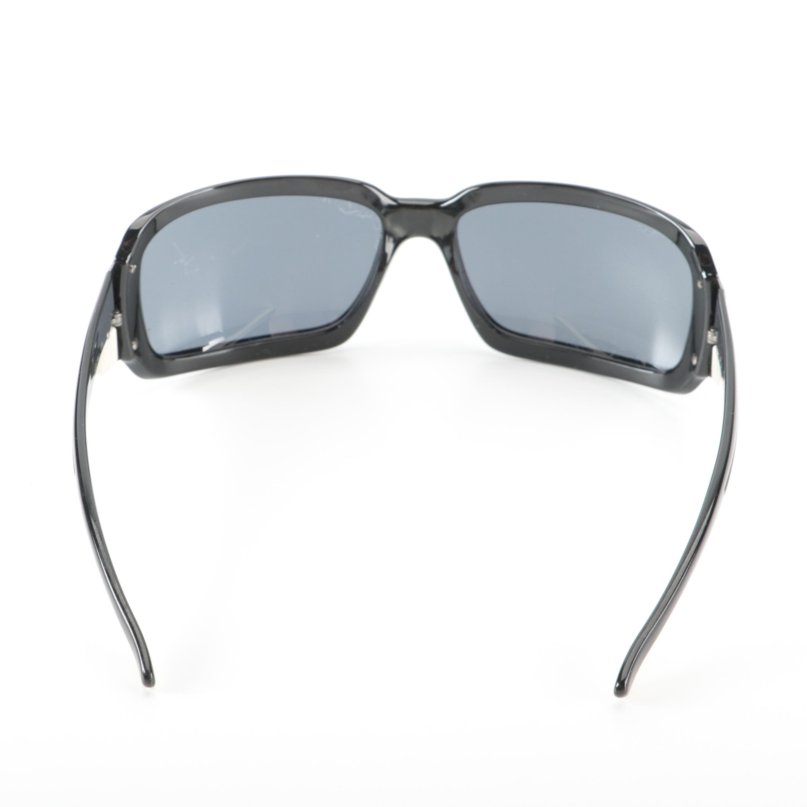 Prada SPR 01H Wrap Sunglasses with Case