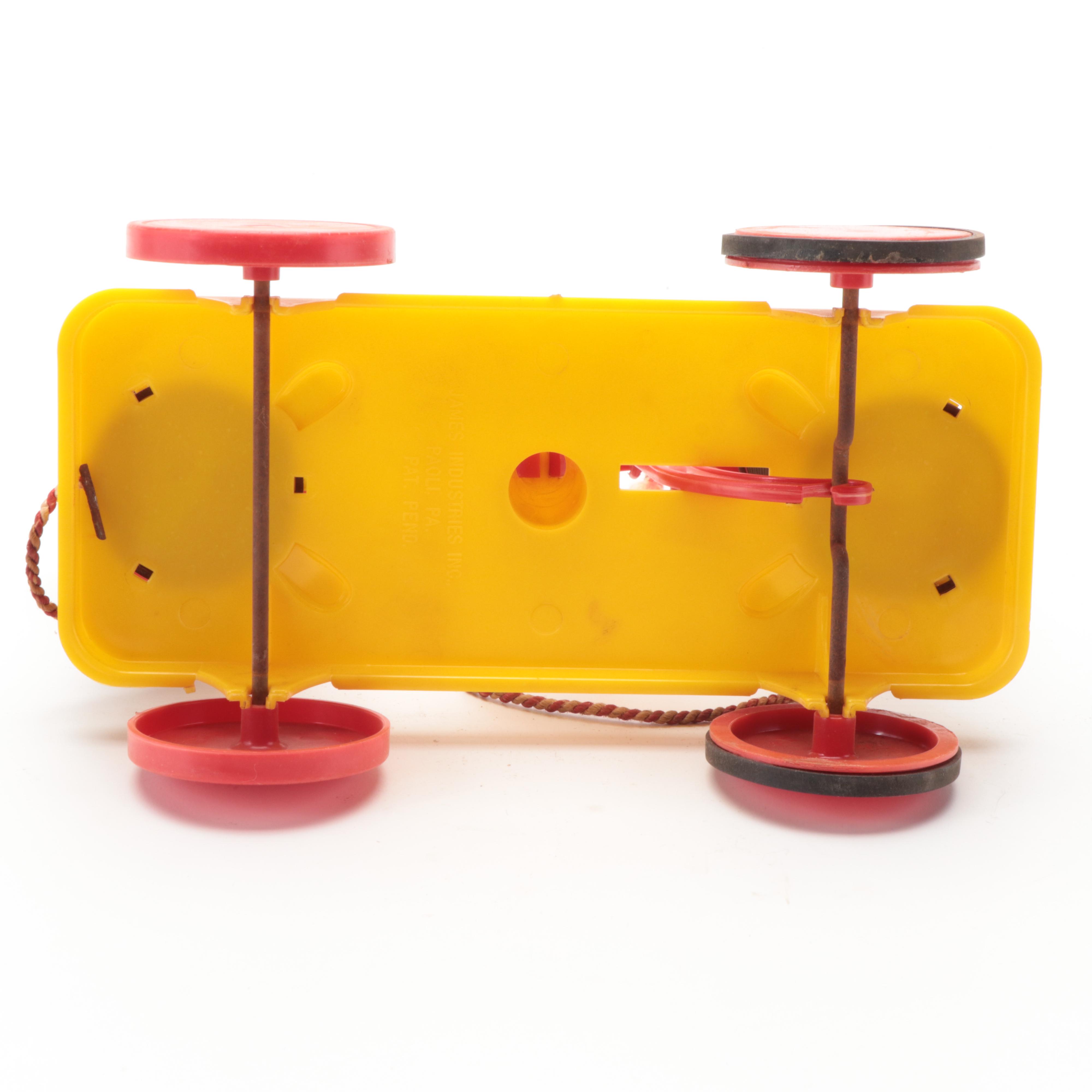 Slinky Train and Handcar Pull Toys with Boxes