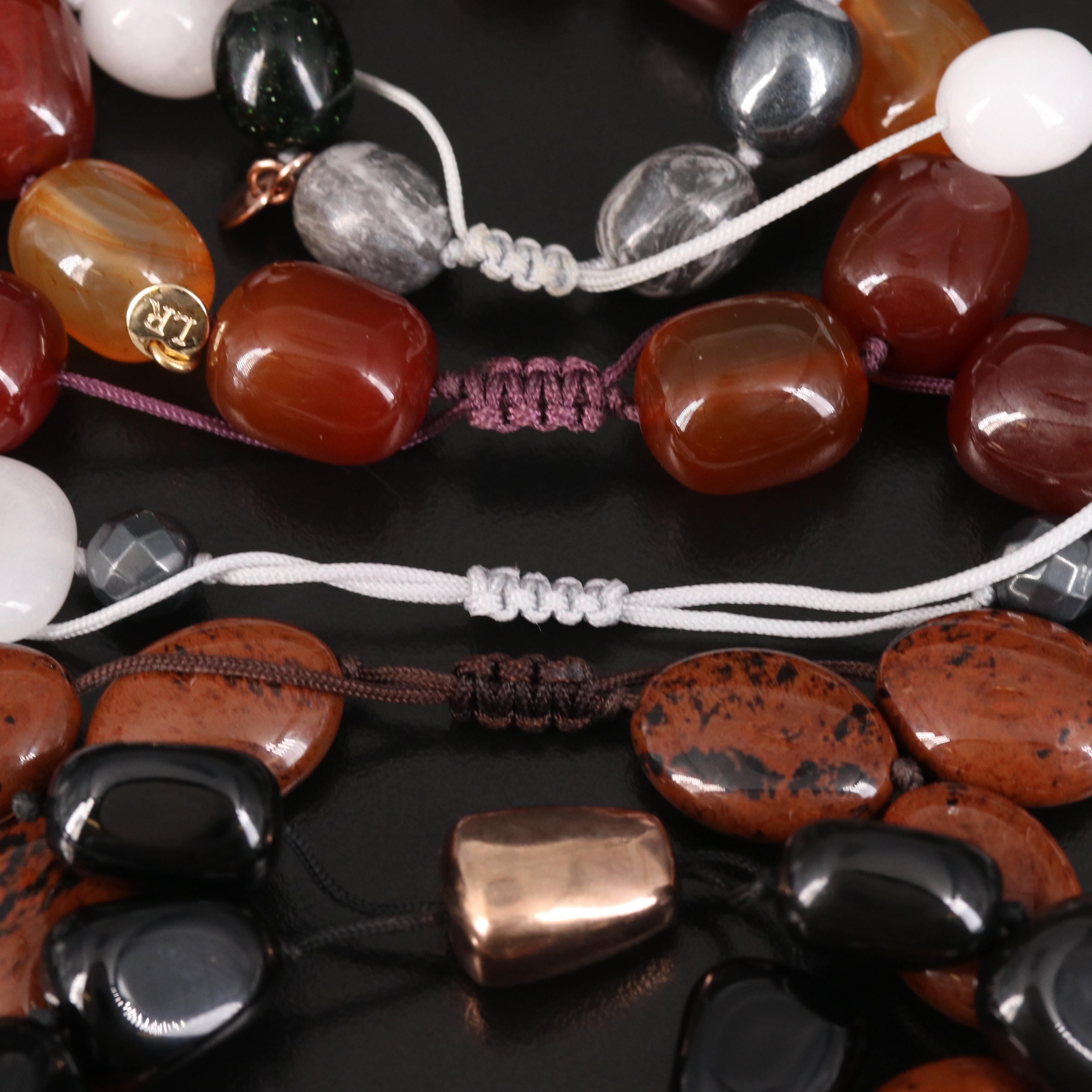 Lola Rose Featured in Gemstone Bead Necklace and Bracelets