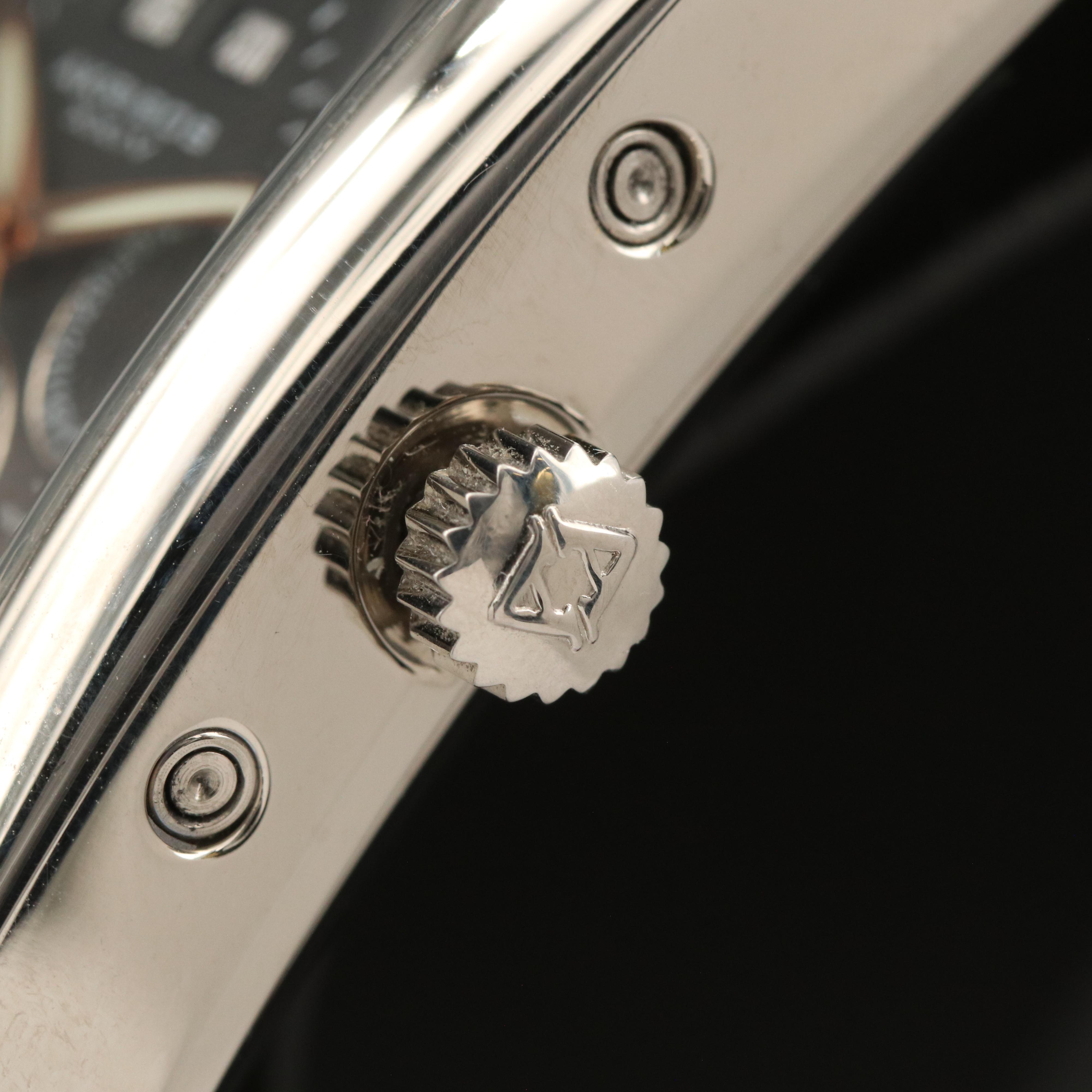 Akribos XXIV Complication Stainless Steel Watch