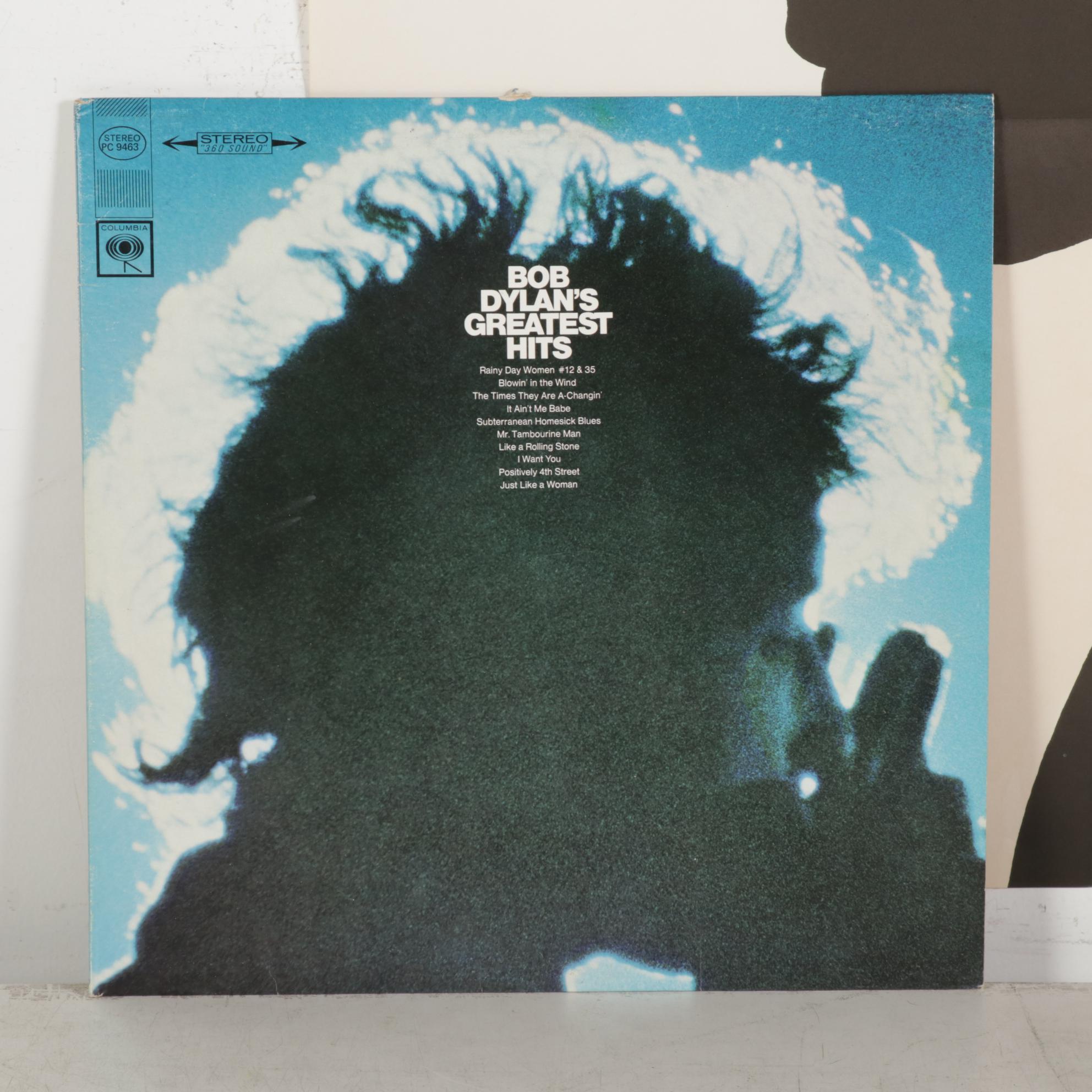 "Bob Dylan's Greatest Hits" Album With Poster Designed by Milton Glaser, 1966