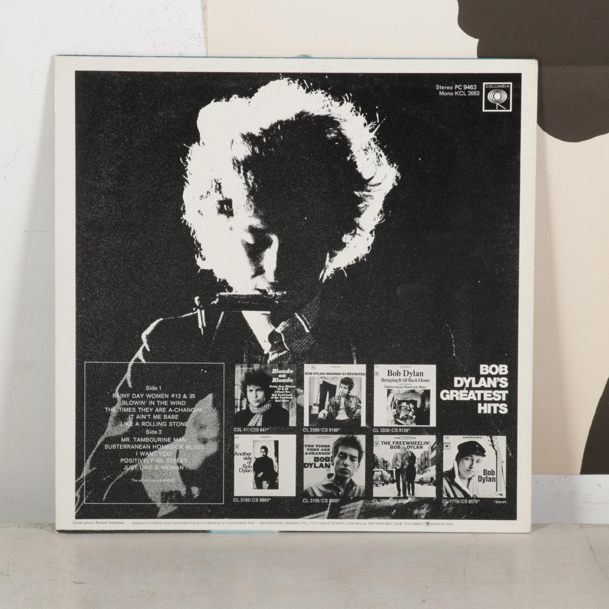 "Bob Dylan's Greatest Hits" Album With Poster Designed by Milton Glaser, 1966