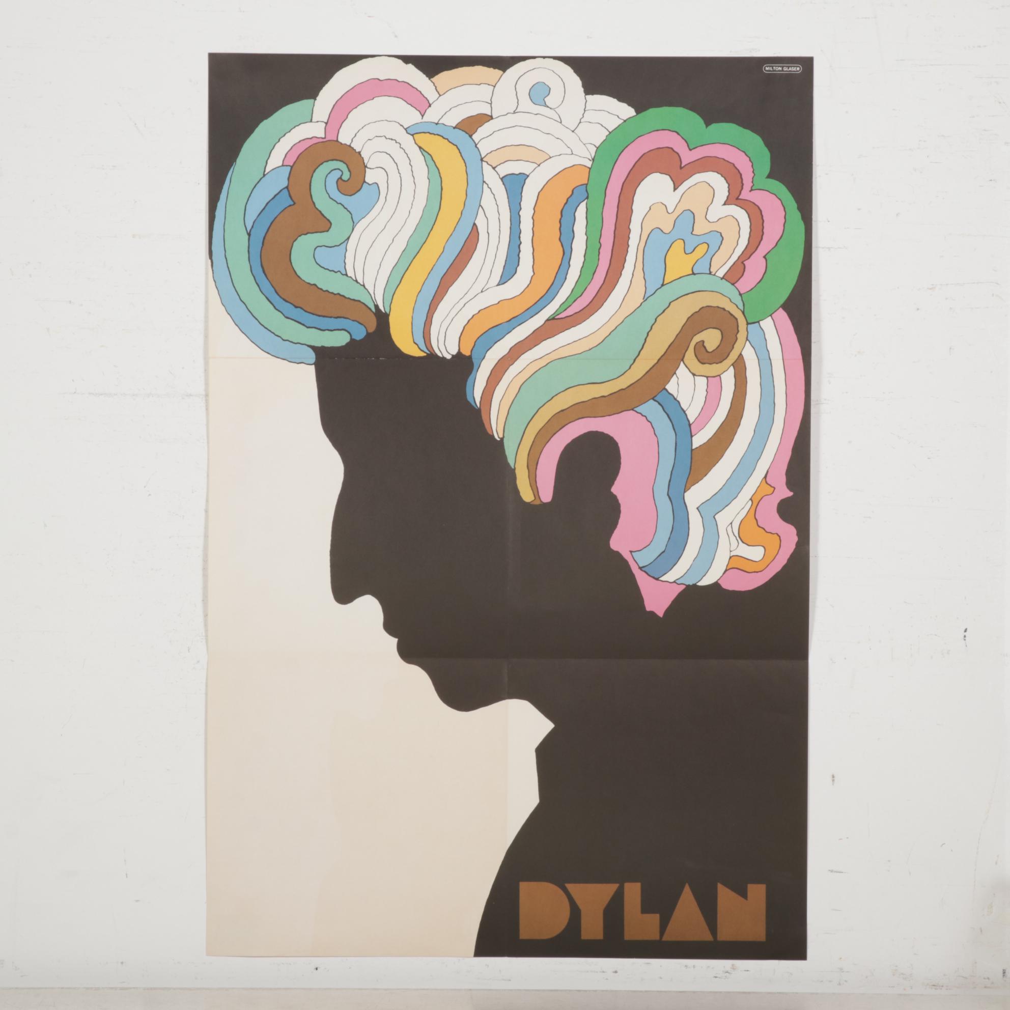 "Bob Dylan's Greatest Hits" Album With Poster Designed by Milton Glaser, 1966