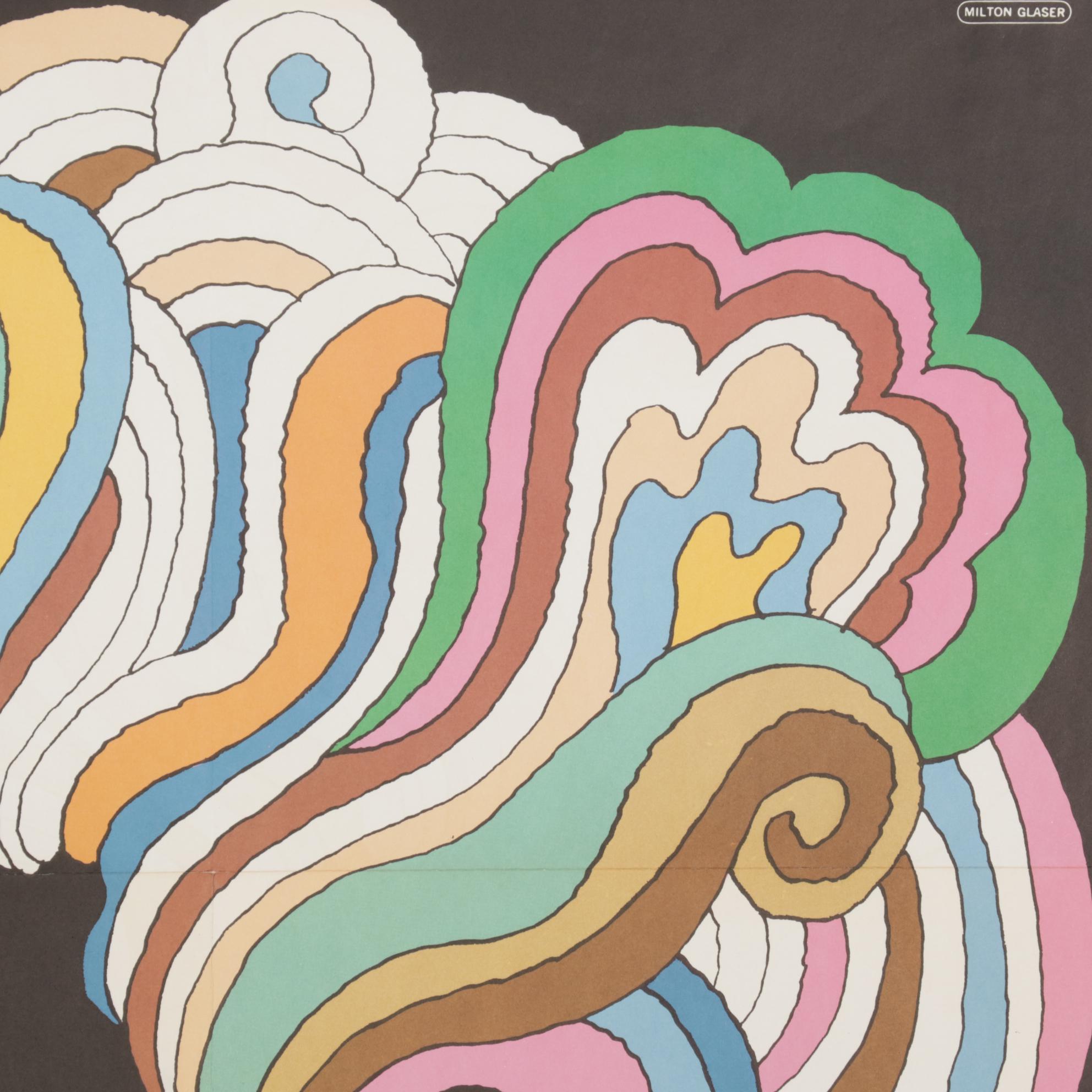 "Bob Dylan's Greatest Hits" Album With Poster Designed by Milton Glaser, 1966