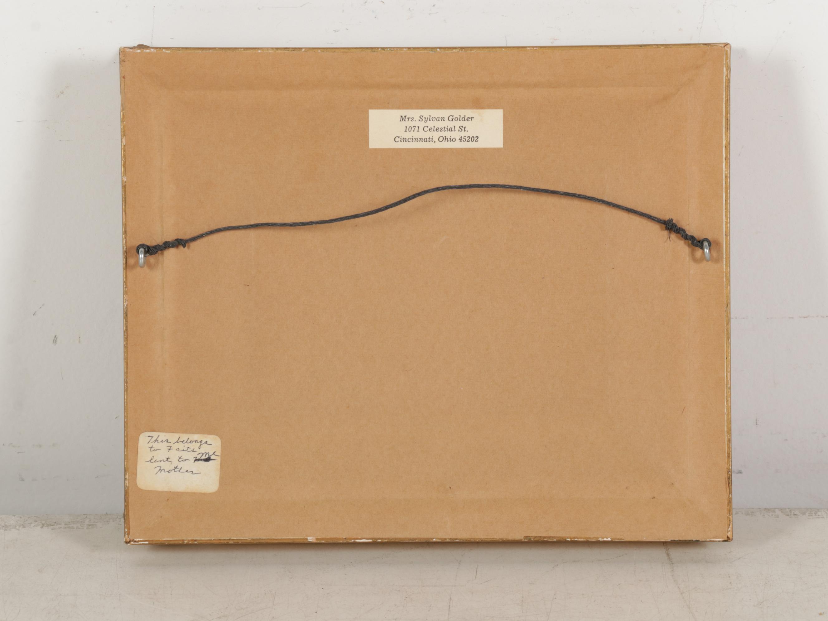 Oil Painting of Shepherd, Late 19th to Early 20th Century