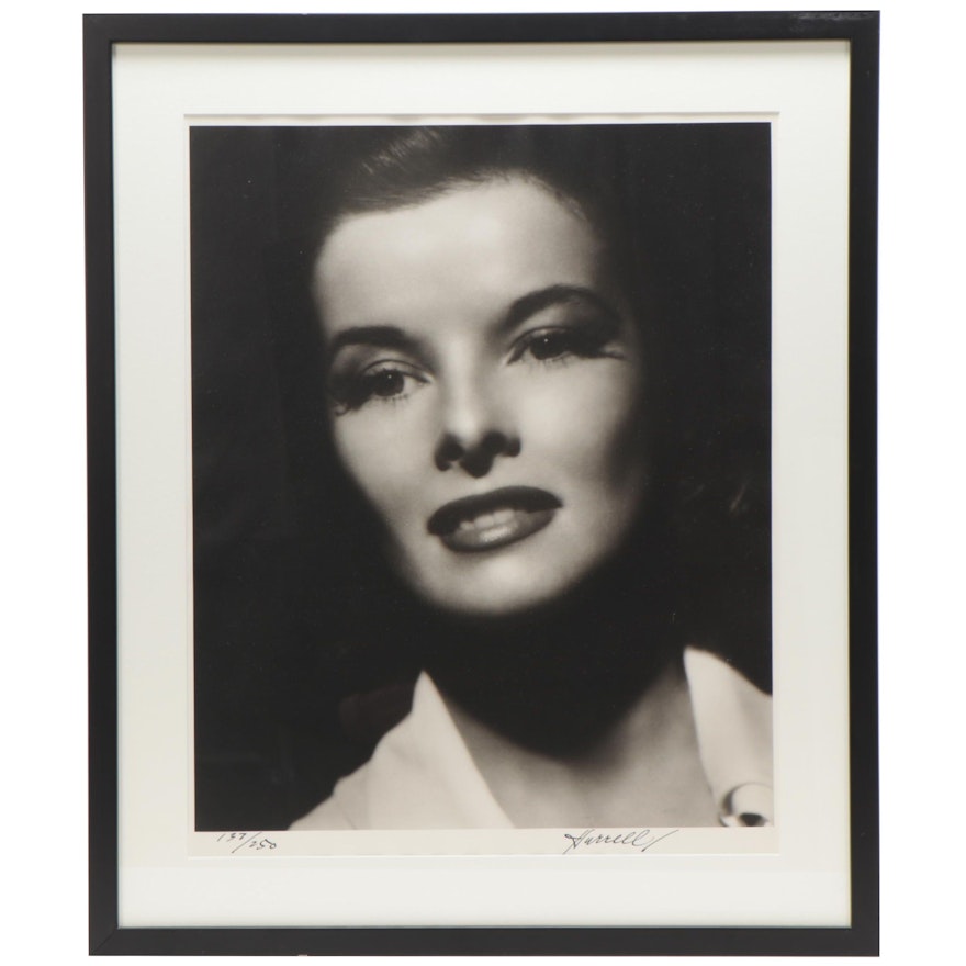 George Hurrell Silver Gelatin Photograph of Katharine Hepburn