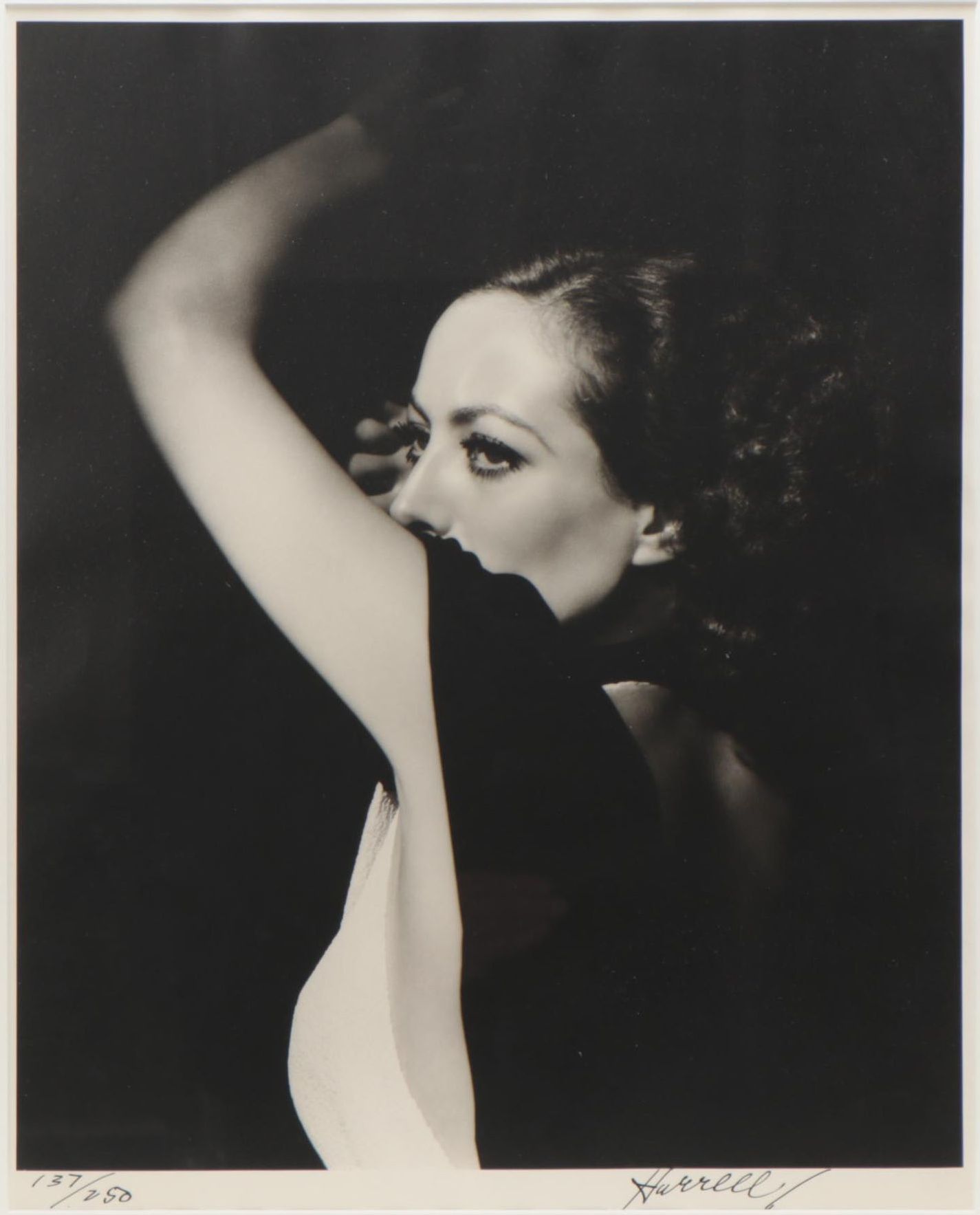 George Hurrell Silver Gelatin Photograph of Joan Crawford
