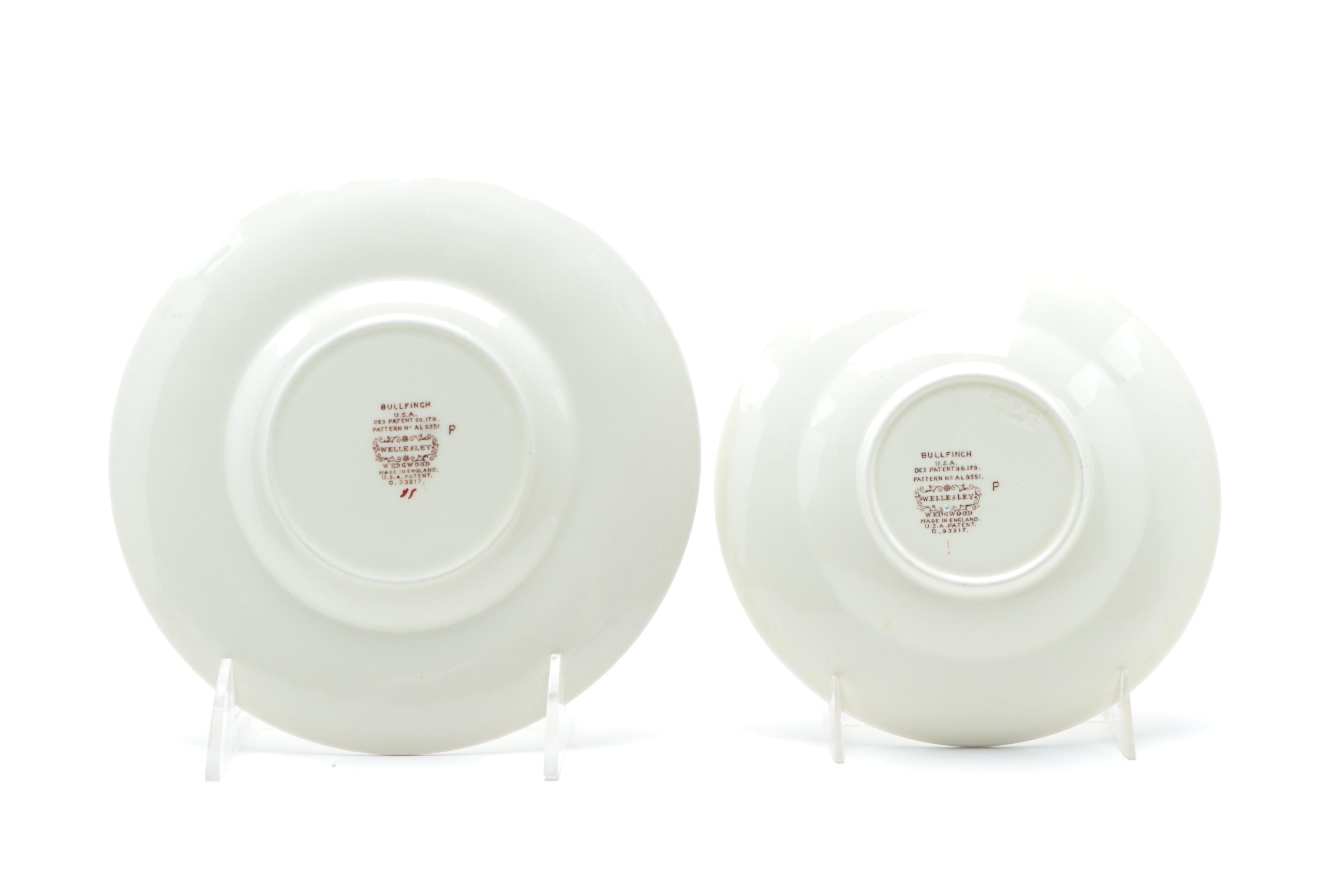 Wedgwood "Bullfinch Wellesely" Stoneware Dinnerware, 1962–1981