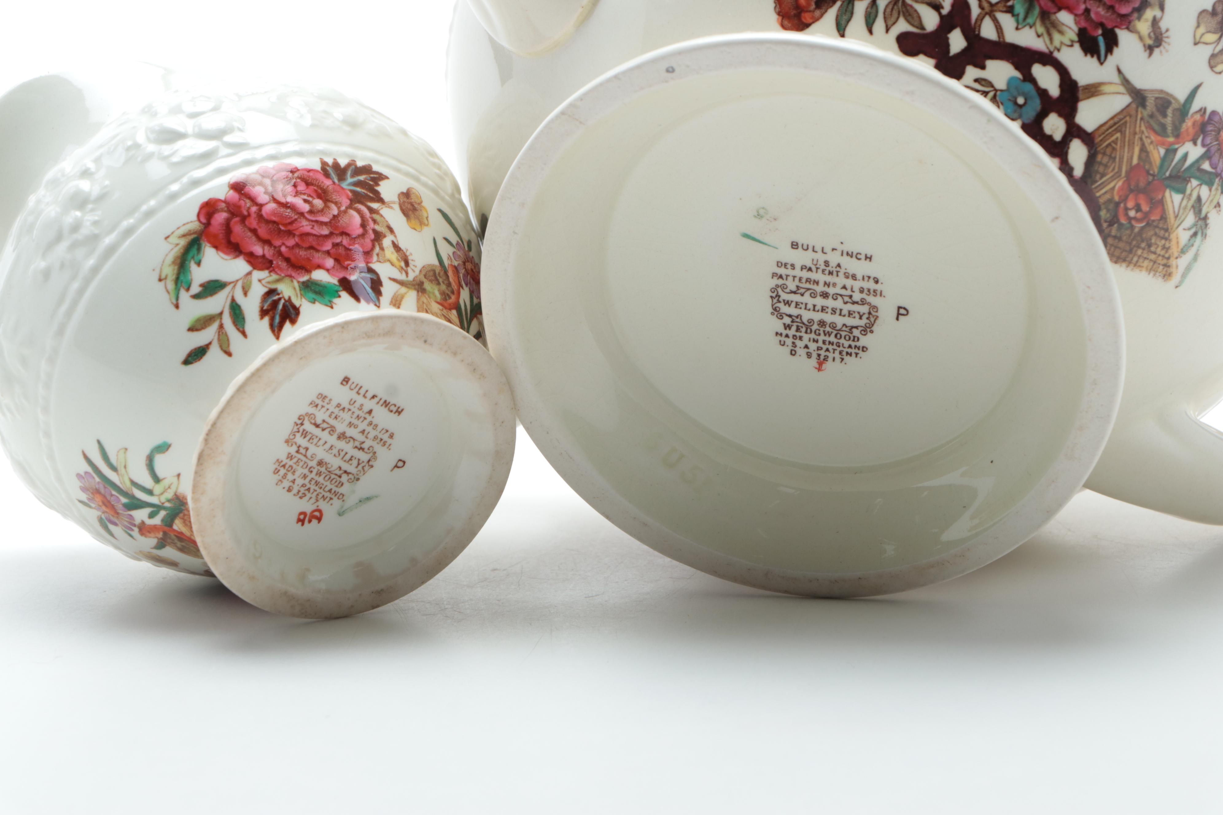 Wedgwood "Bullfinch Wellesely" Stoneware Dinnerware, 1962–1981