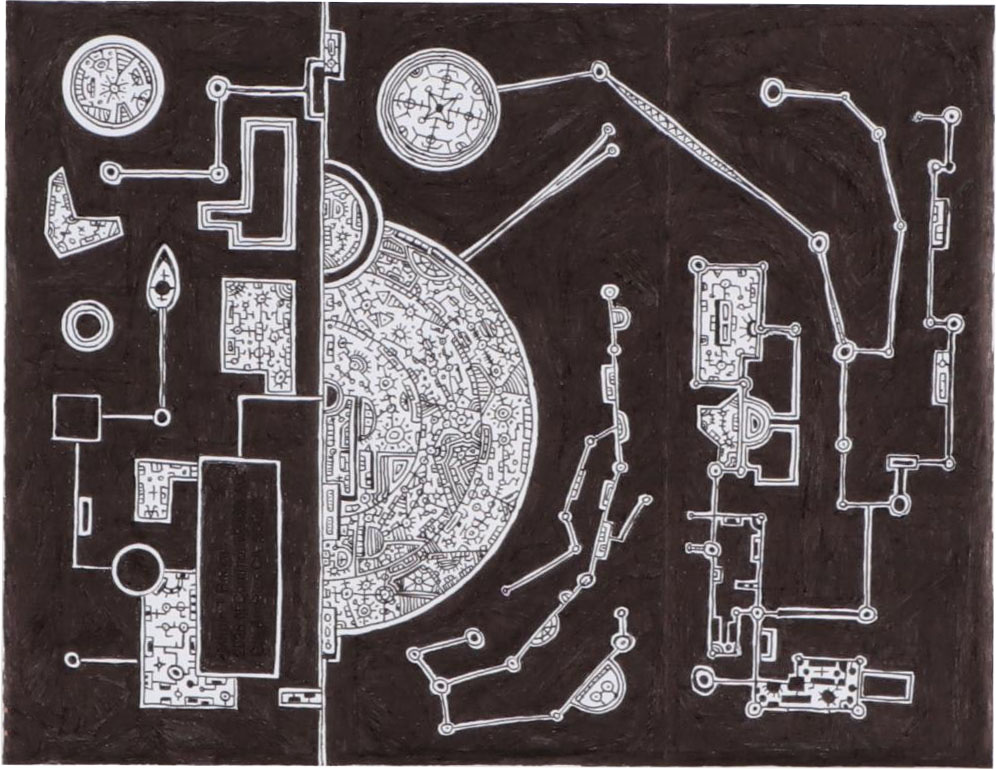 Abstract Geometric Ink Drawings, 21st Century