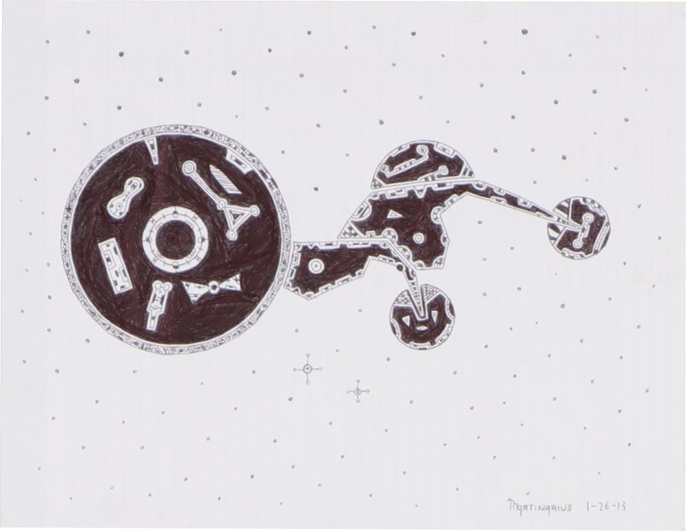 Abstract Geometric Ink Drawings, 21st Century