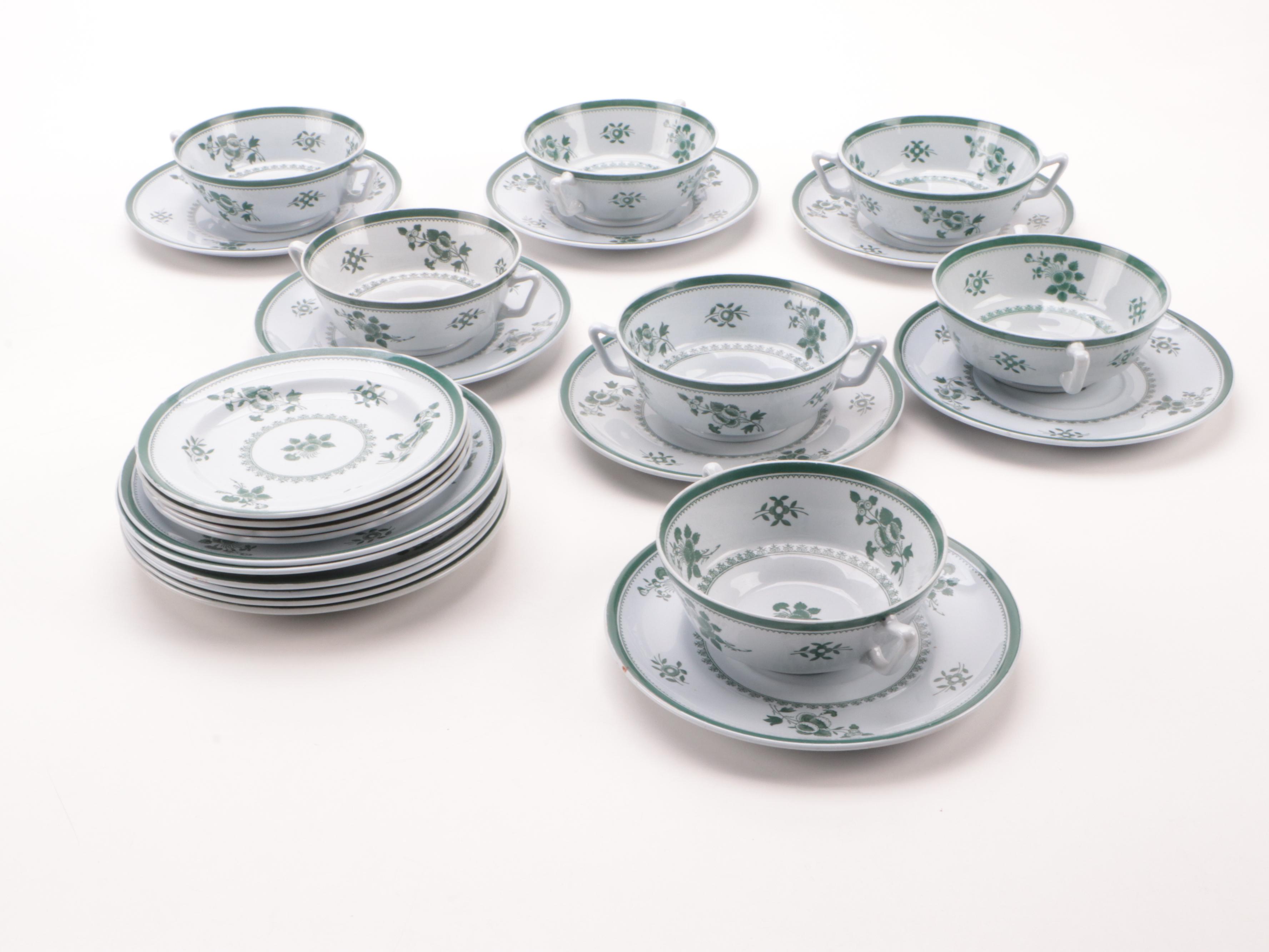 Copeland "Spodes Gloucester"  Earthenware Tableware, Late 19th/ Early 20th C.