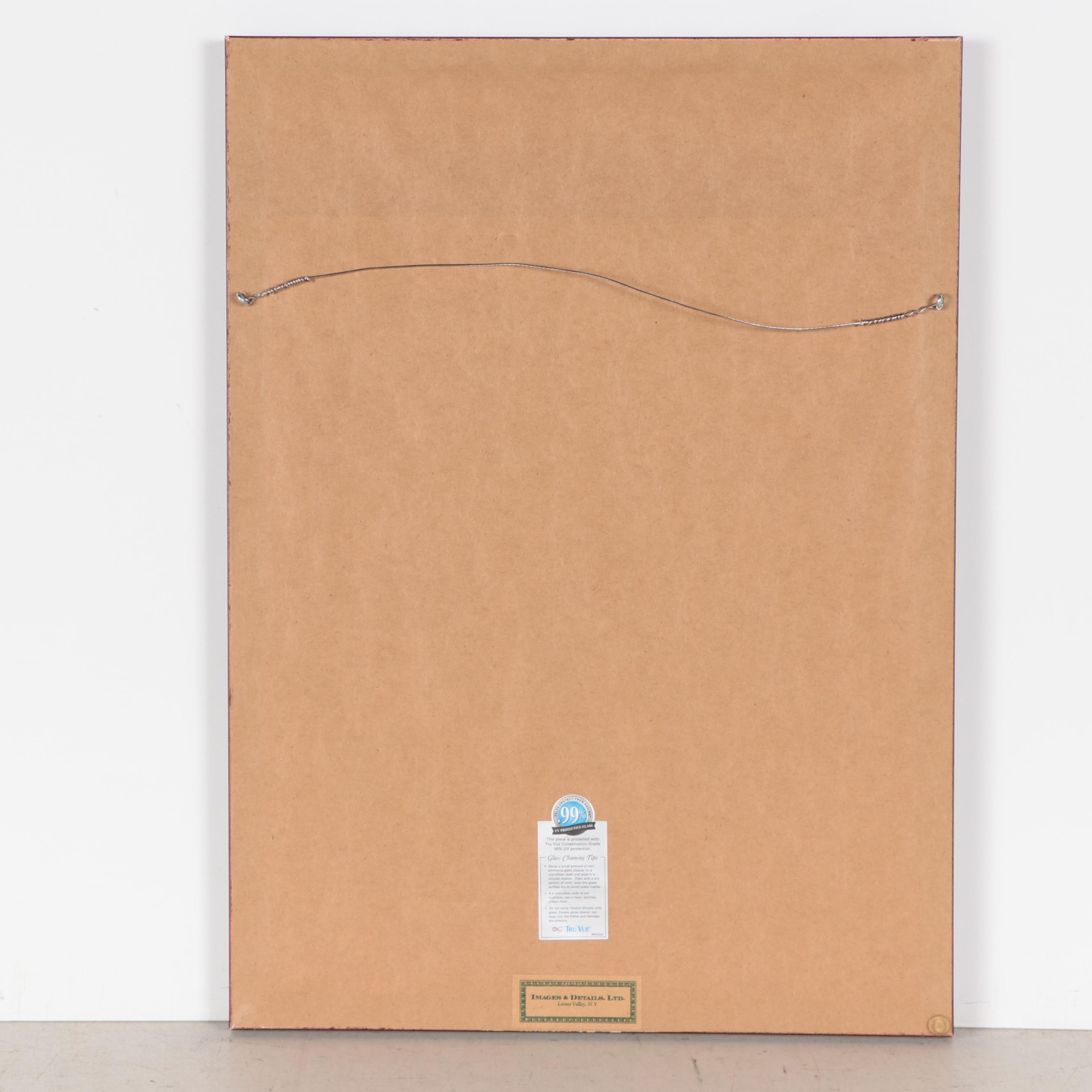 Frank DuMond Mixed Media Painting "Joan of Arc From Mark Twain," Circa 1906