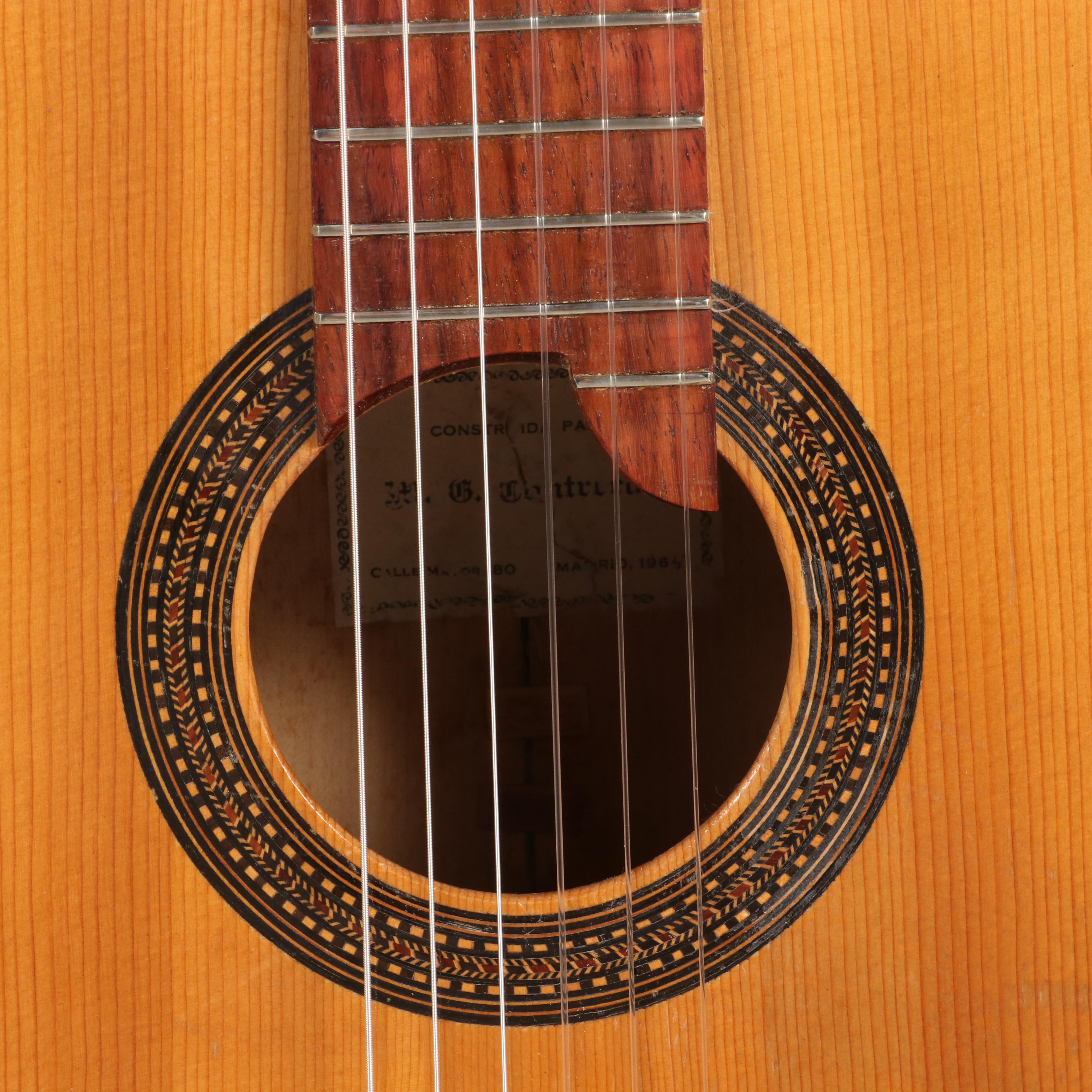 Manuel Contreras Flamenco C-4 Acoustic Guitar with Hard Case