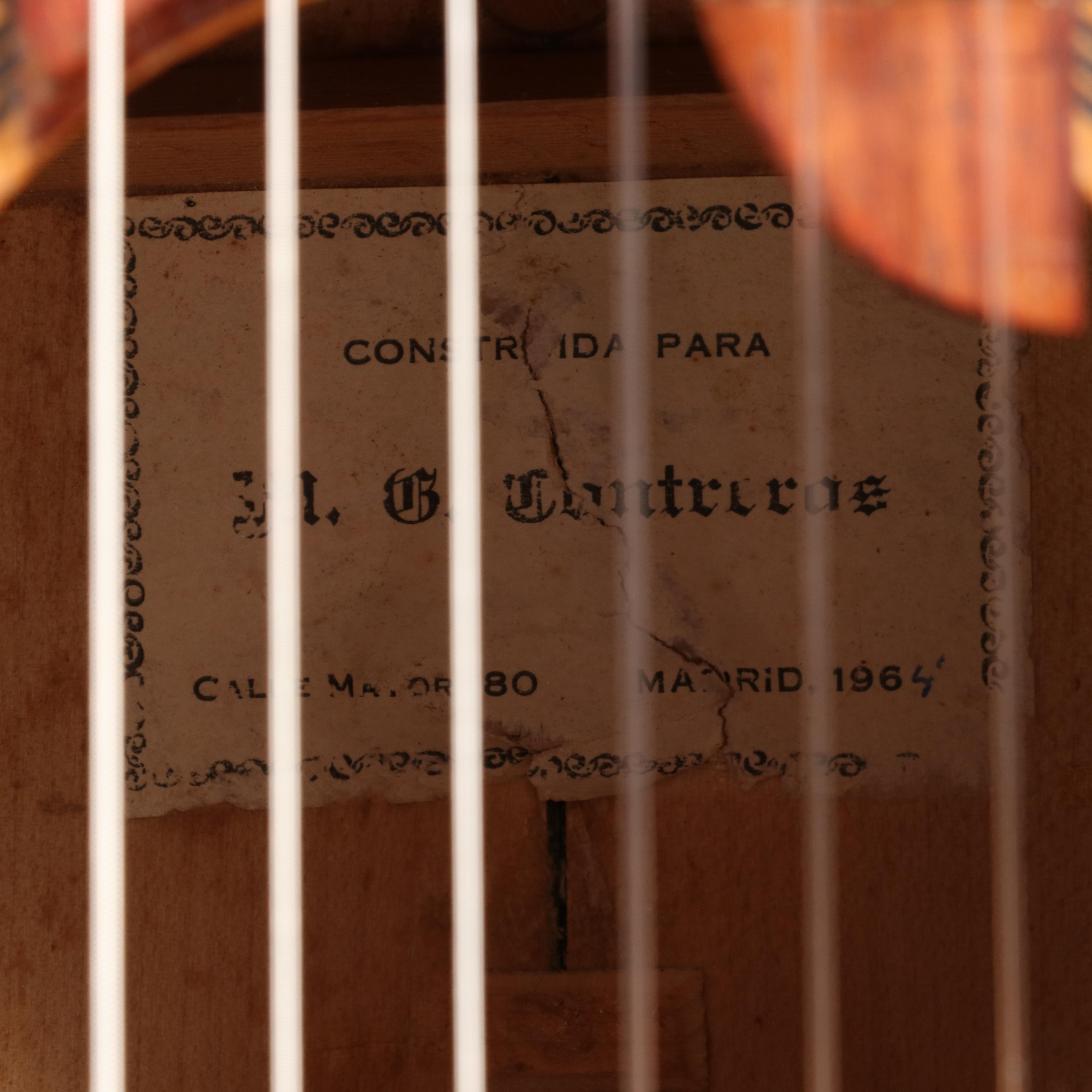 Manuel Contreras Flamenco C-4 Acoustic Guitar with Hard Case