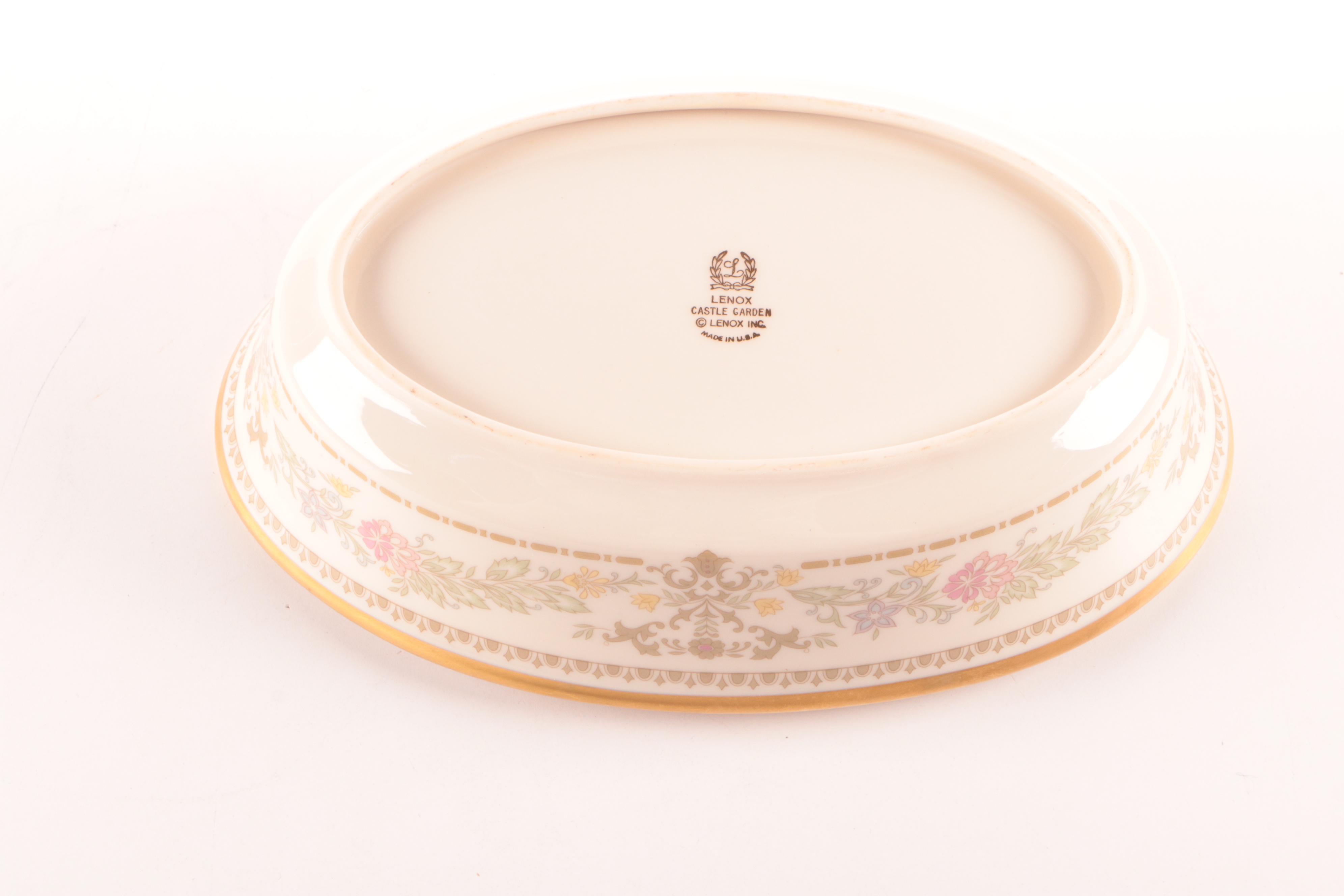 Lenox "Castle Garden" Bone China Dinnerware, 1973–1993