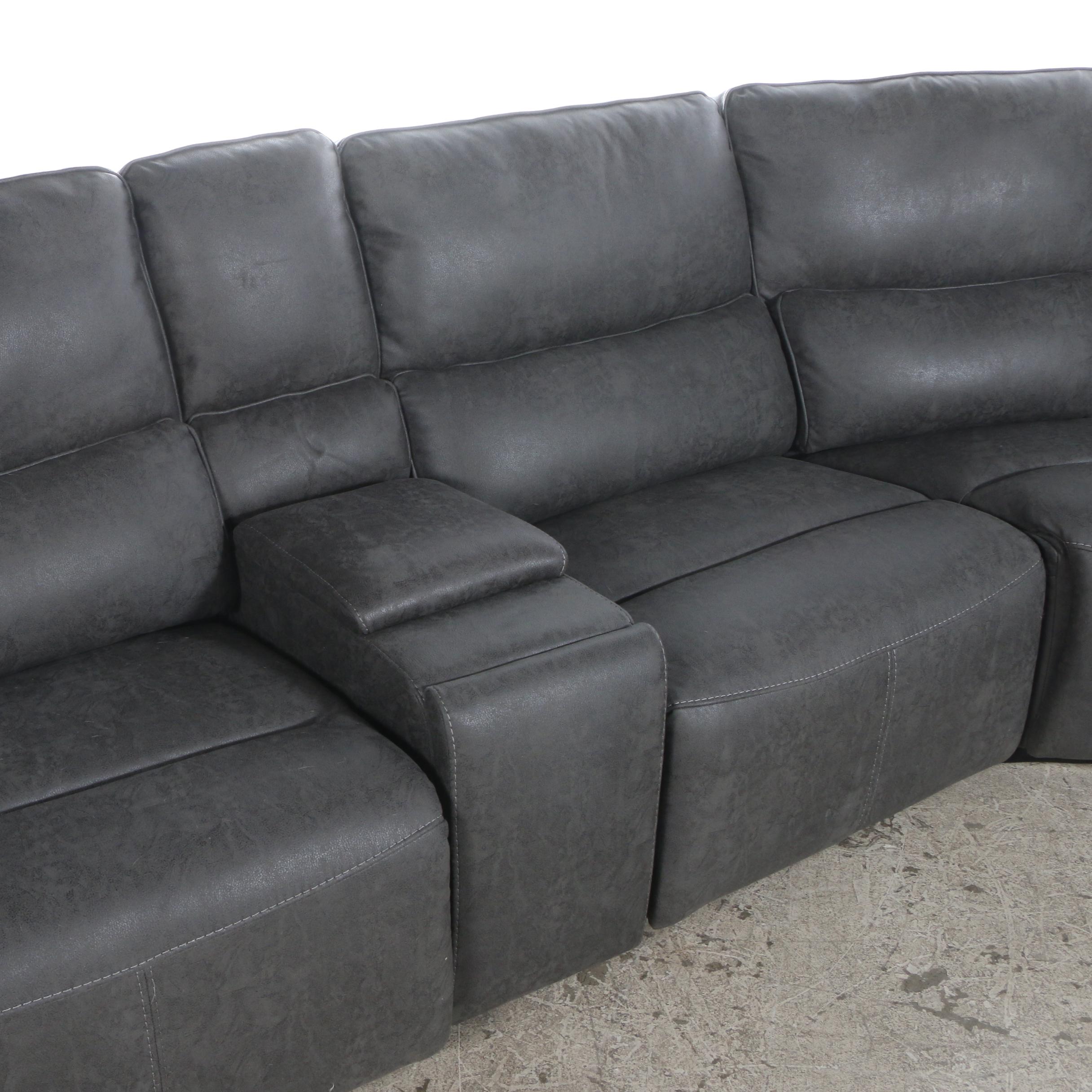 Gilman Creek Furniture "Sweeney" Six-Piece Fabric Power Reclining Sectional