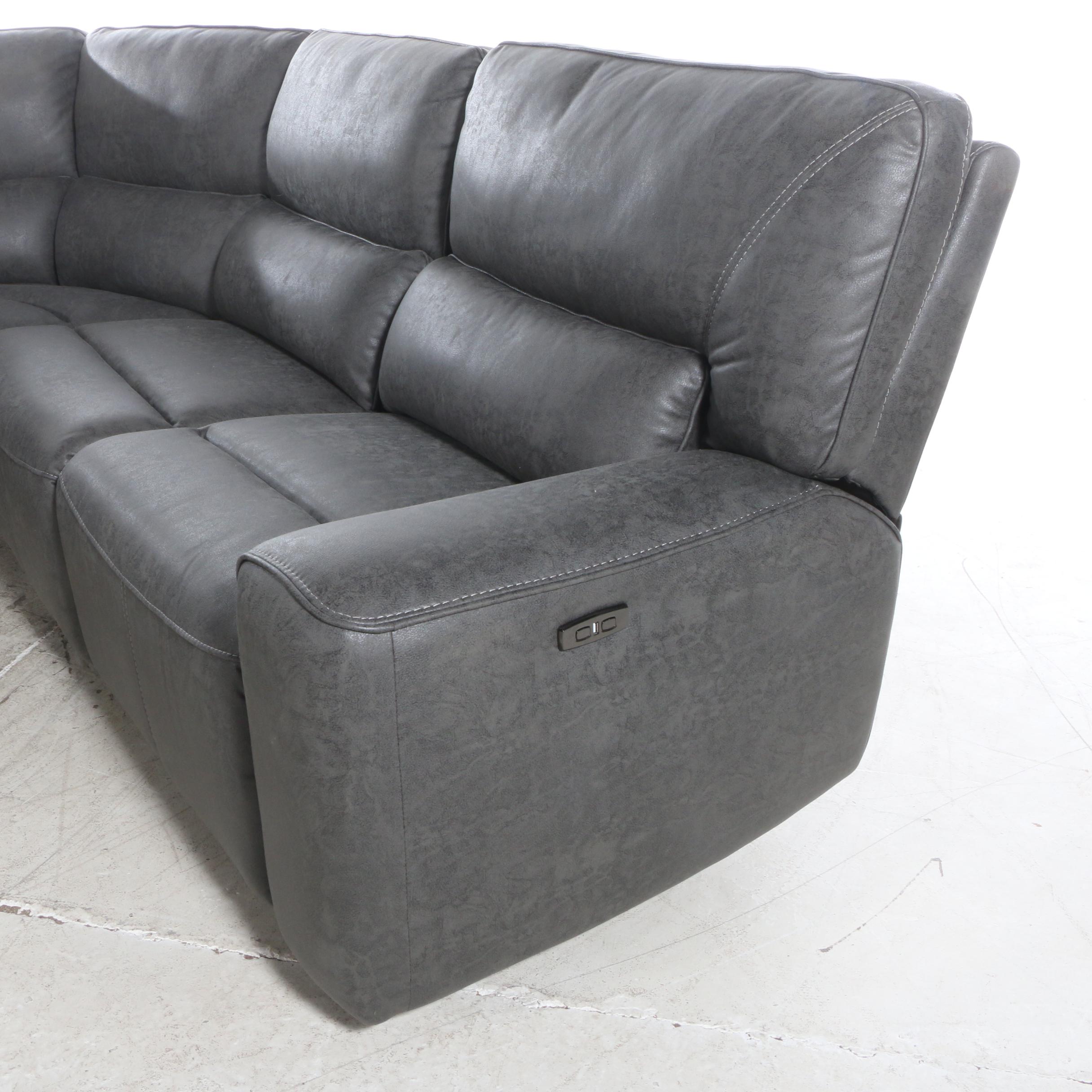 Gilman Creek Furniture "Sweeney" Six-Piece Fabric Power Reclining Sectional