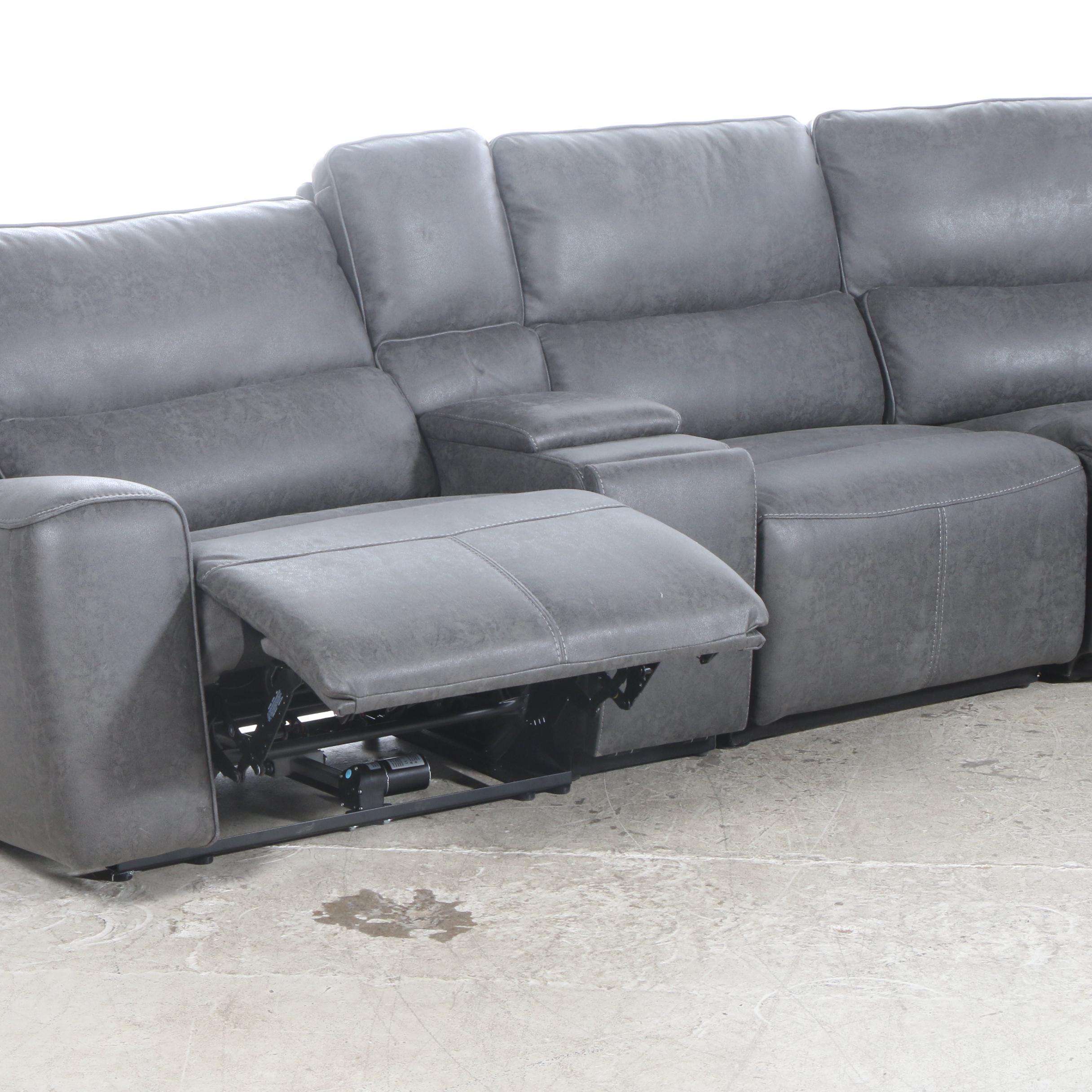 Gilman Creek Furniture "Sweeney" Six-Piece Fabric Power Reclining Sectional