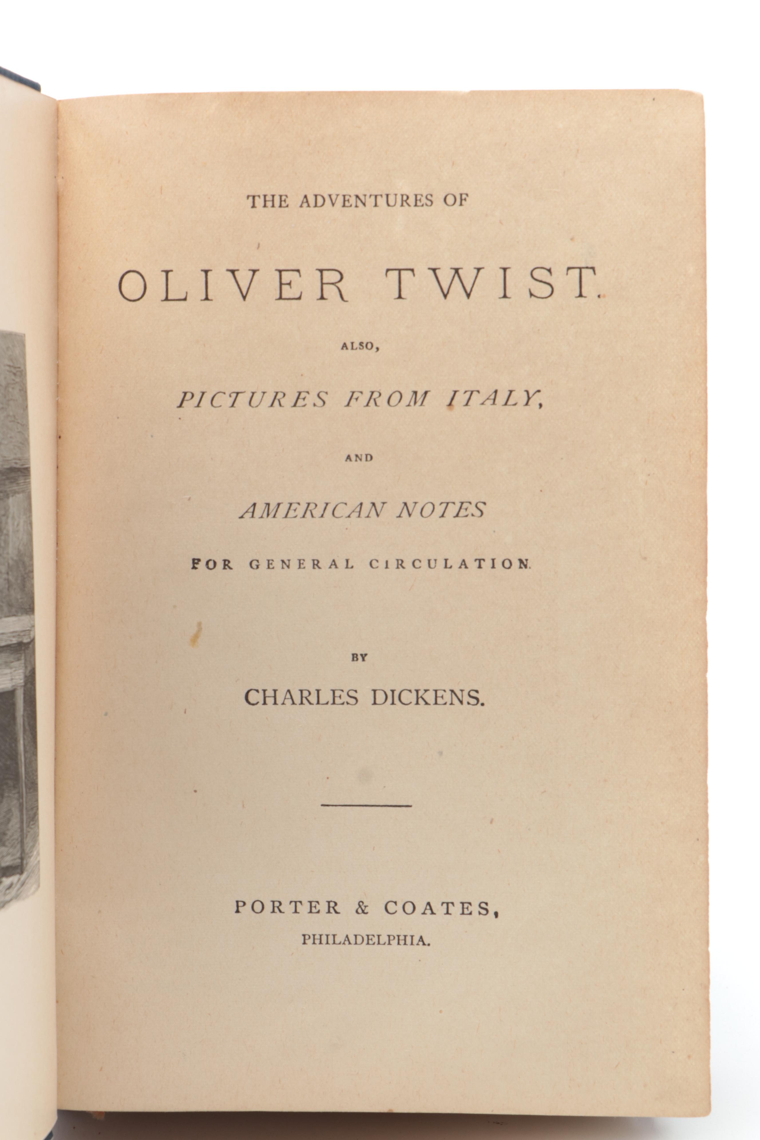 Alta Edition "Oliver Twist" and "Pickwick Papers" and More by Charles Dickens