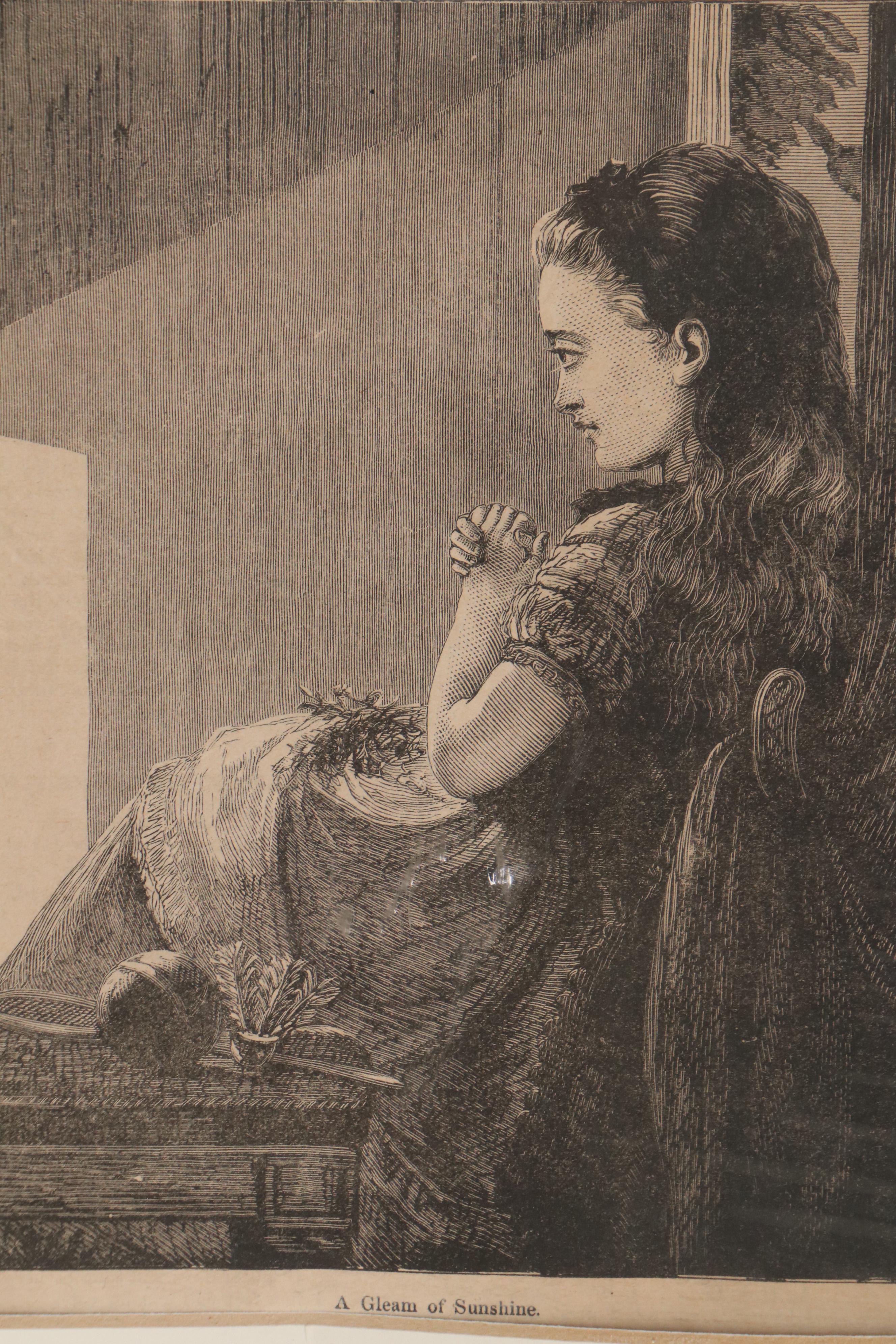 Figurative Intaglio or Relief Prints and Architectural Offset Lithographs