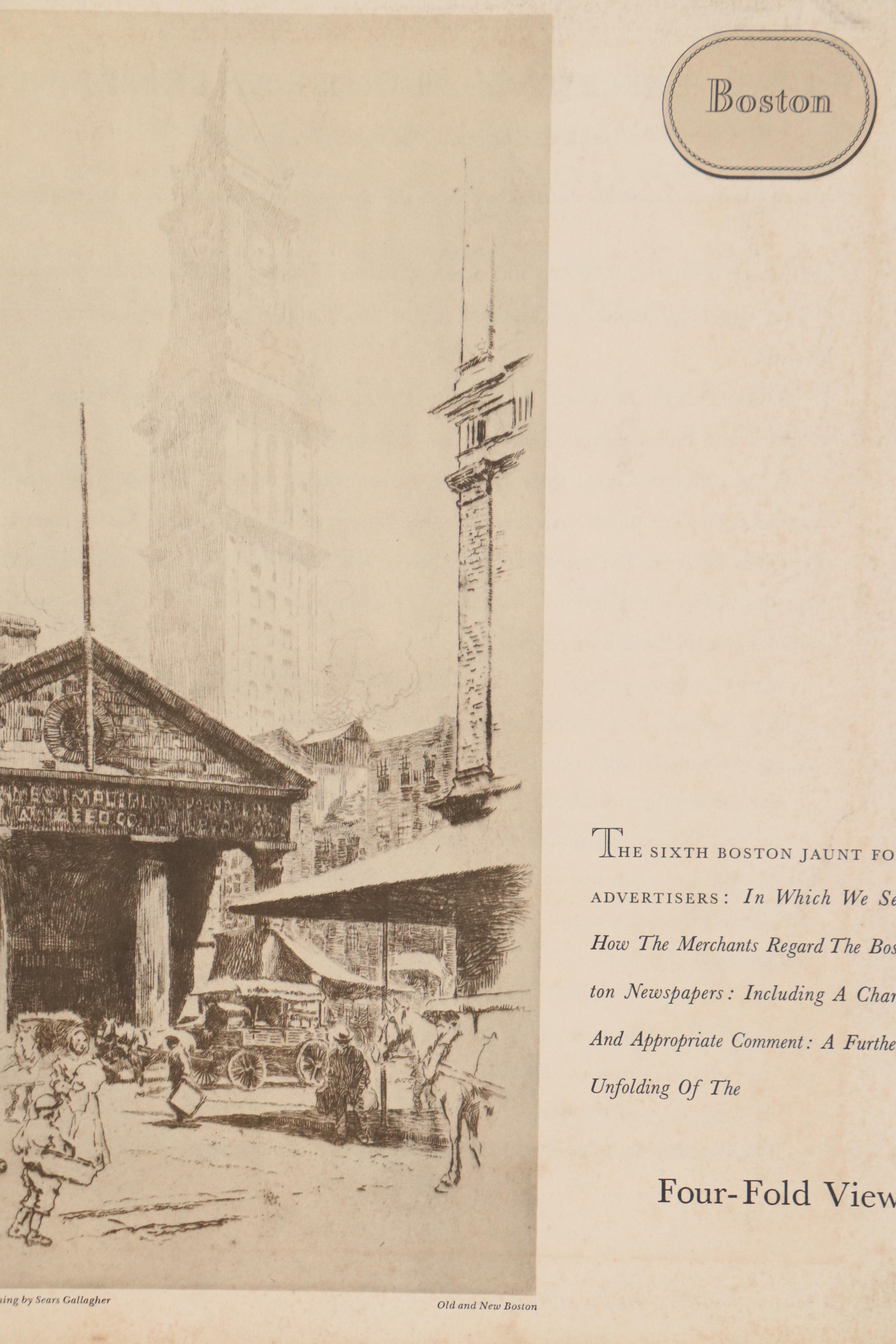 Figurative Intaglio or Relief Prints and Architectural Offset Lithographs