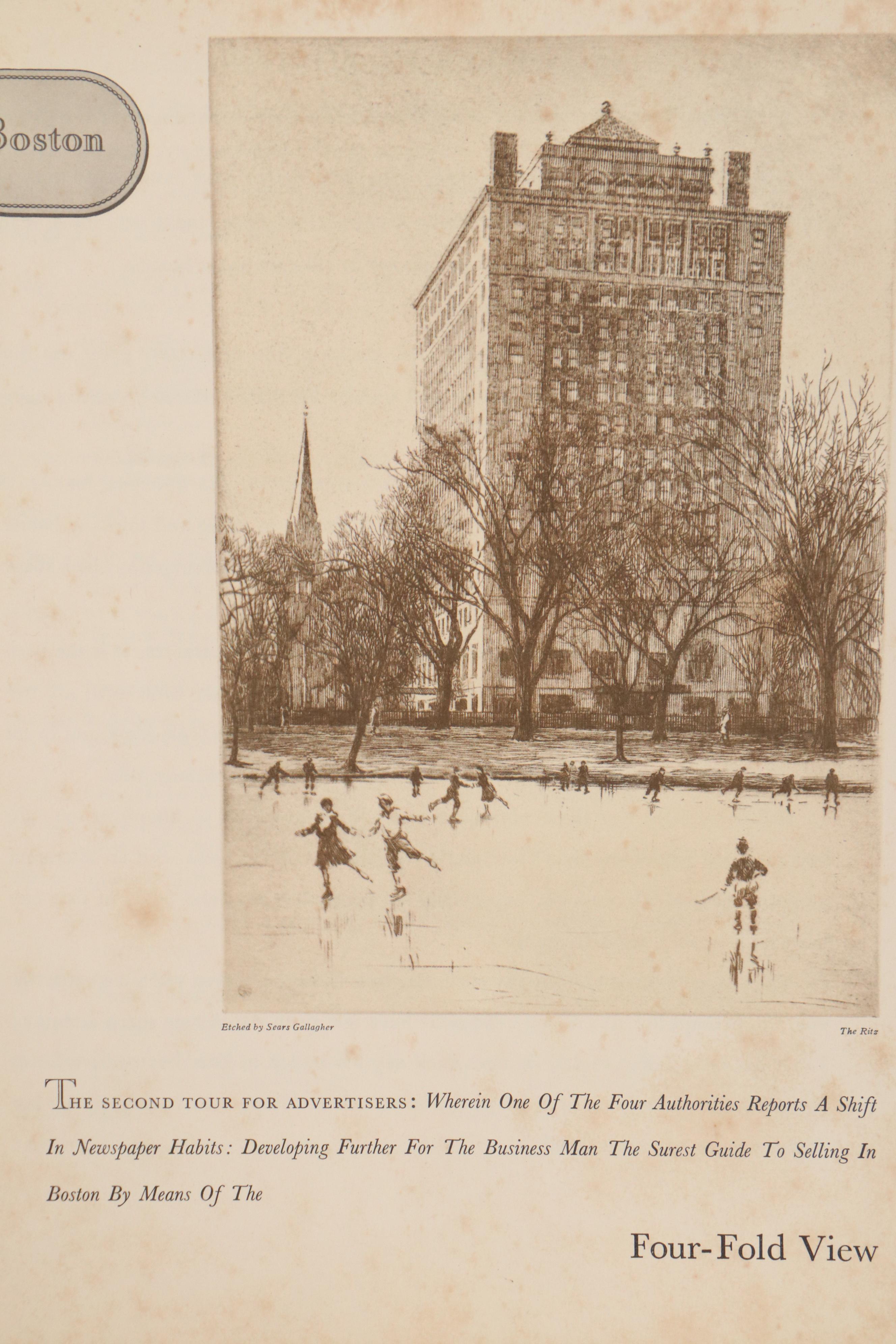 Figurative Intaglio or Relief Prints and Architectural Offset Lithographs