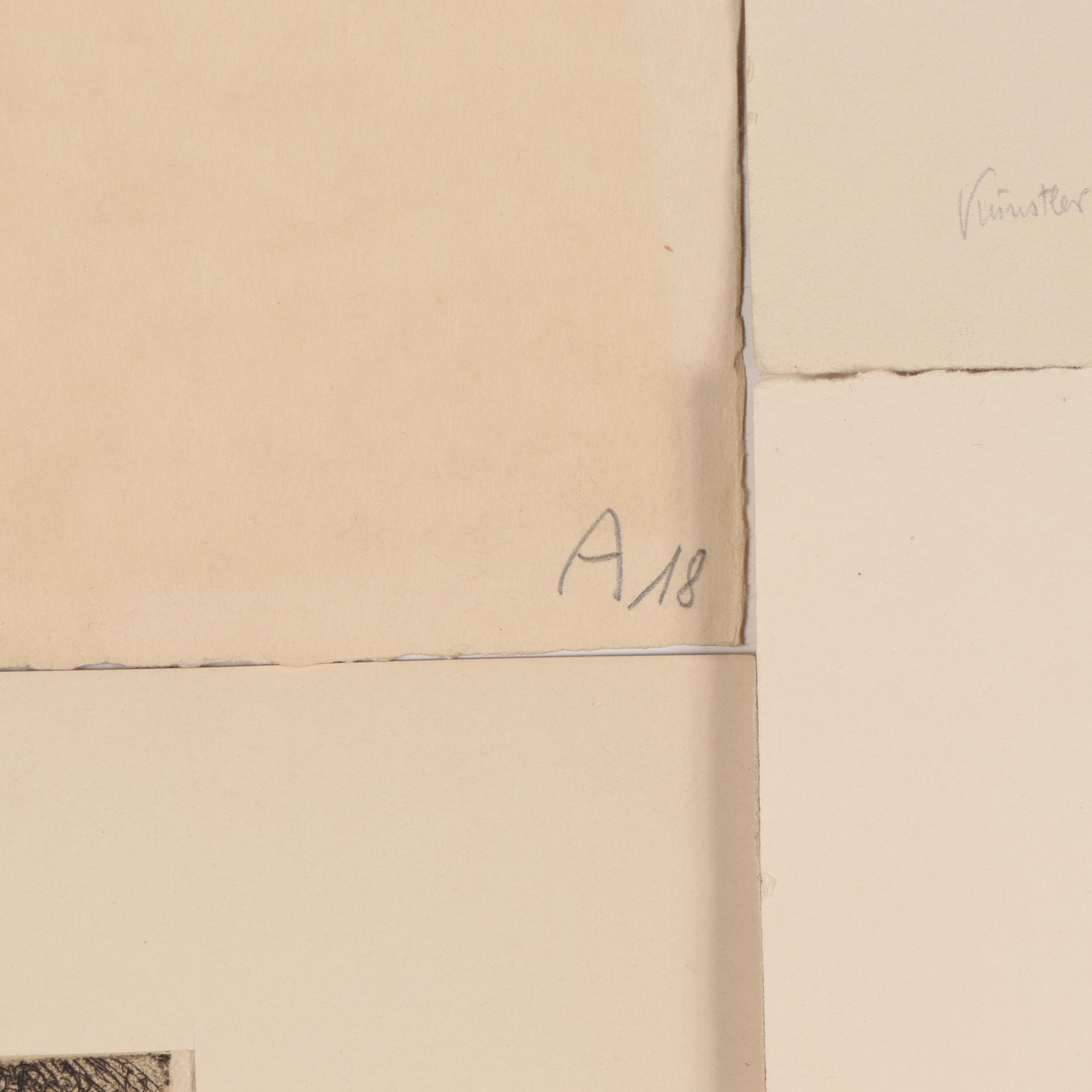 Paul Sollmann Landscape and Town Scene Etchings, 20th century