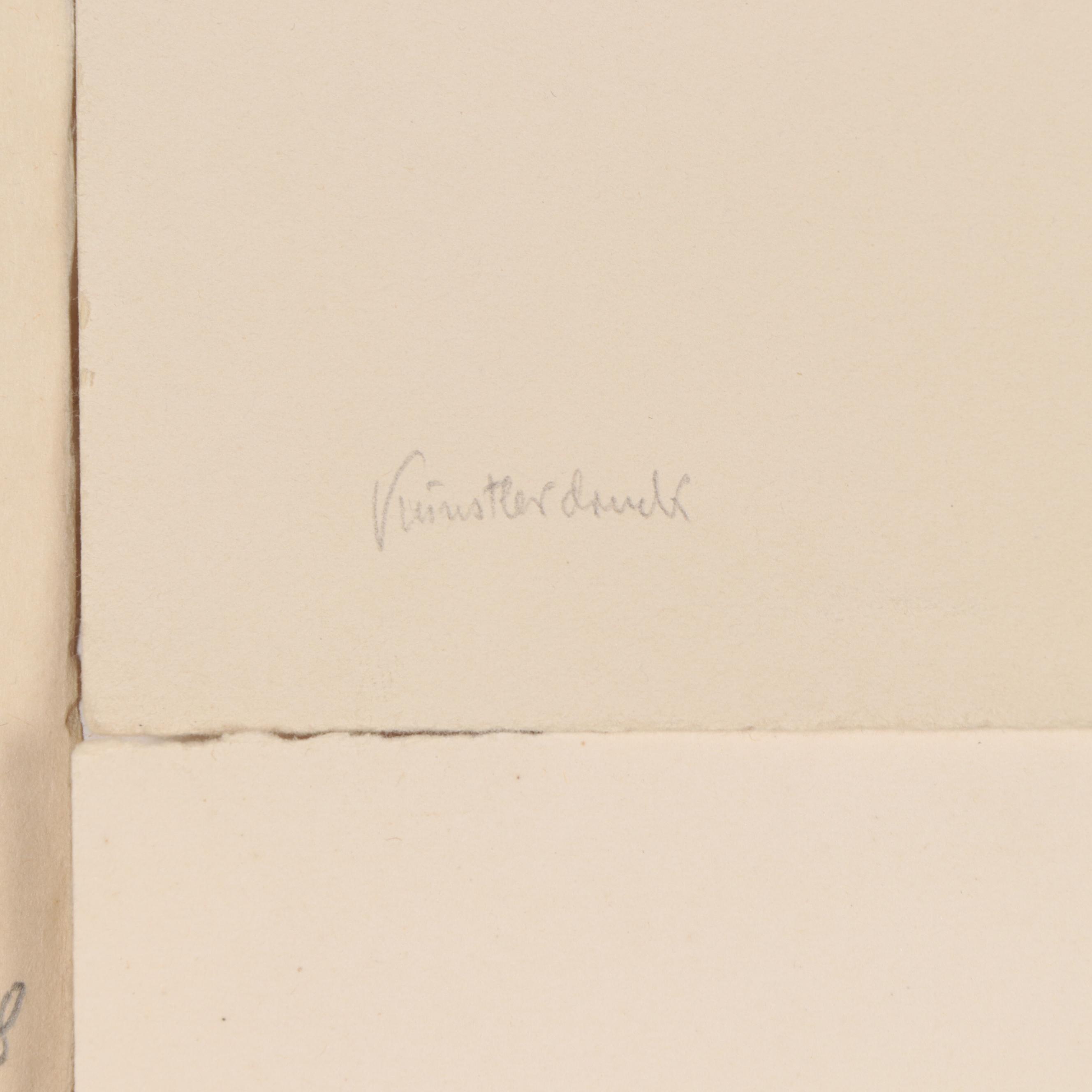 Paul Sollmann Landscape and Town Scene Etchings, 20th century