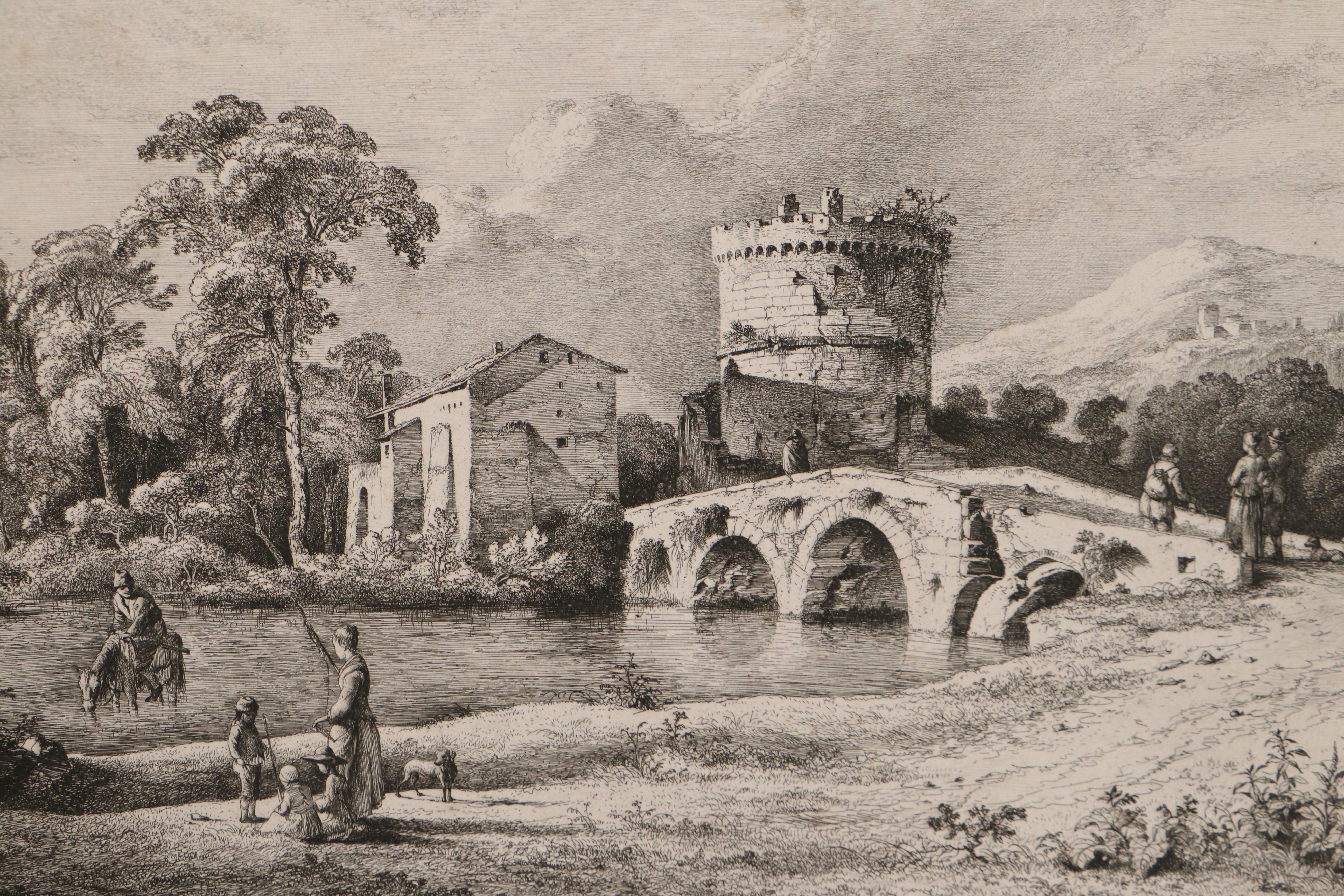 Landscape Intaglio Prints Including "Mount Vernon"