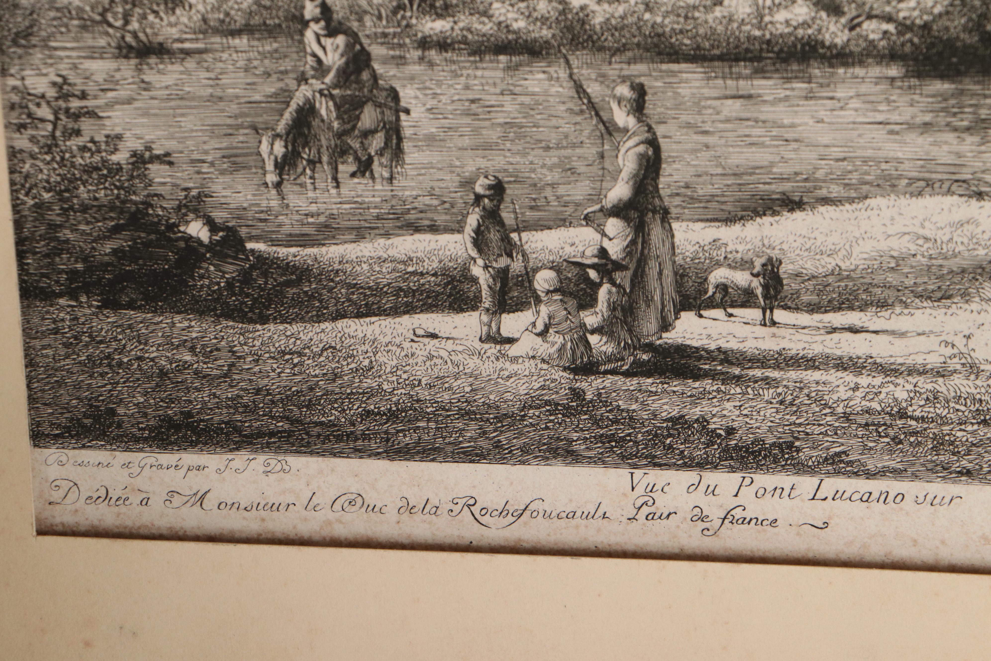 Landscape Intaglio Prints Including "Mount Vernon"