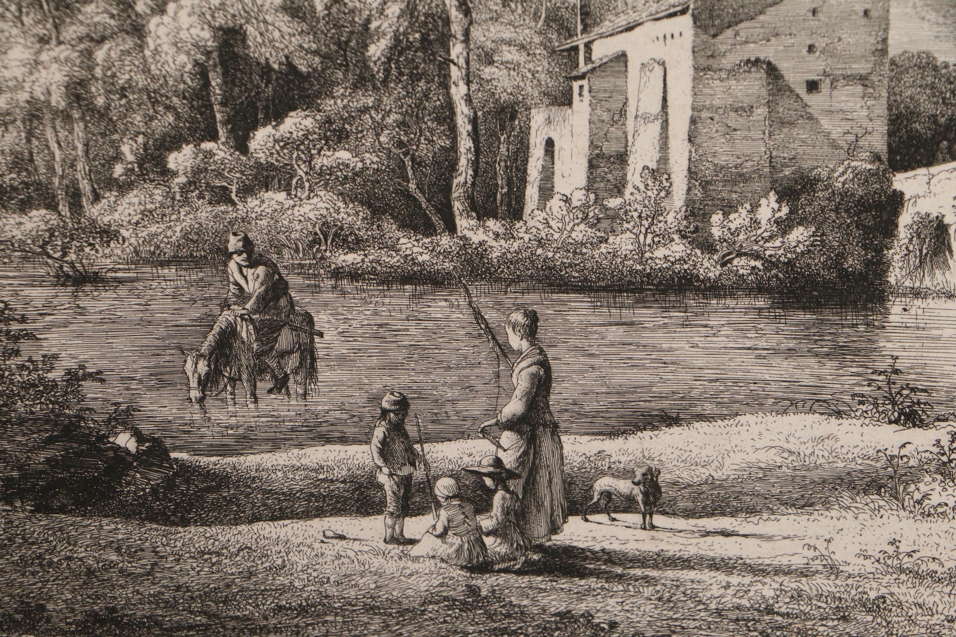 Landscape Intaglio Prints Including "Mount Vernon"