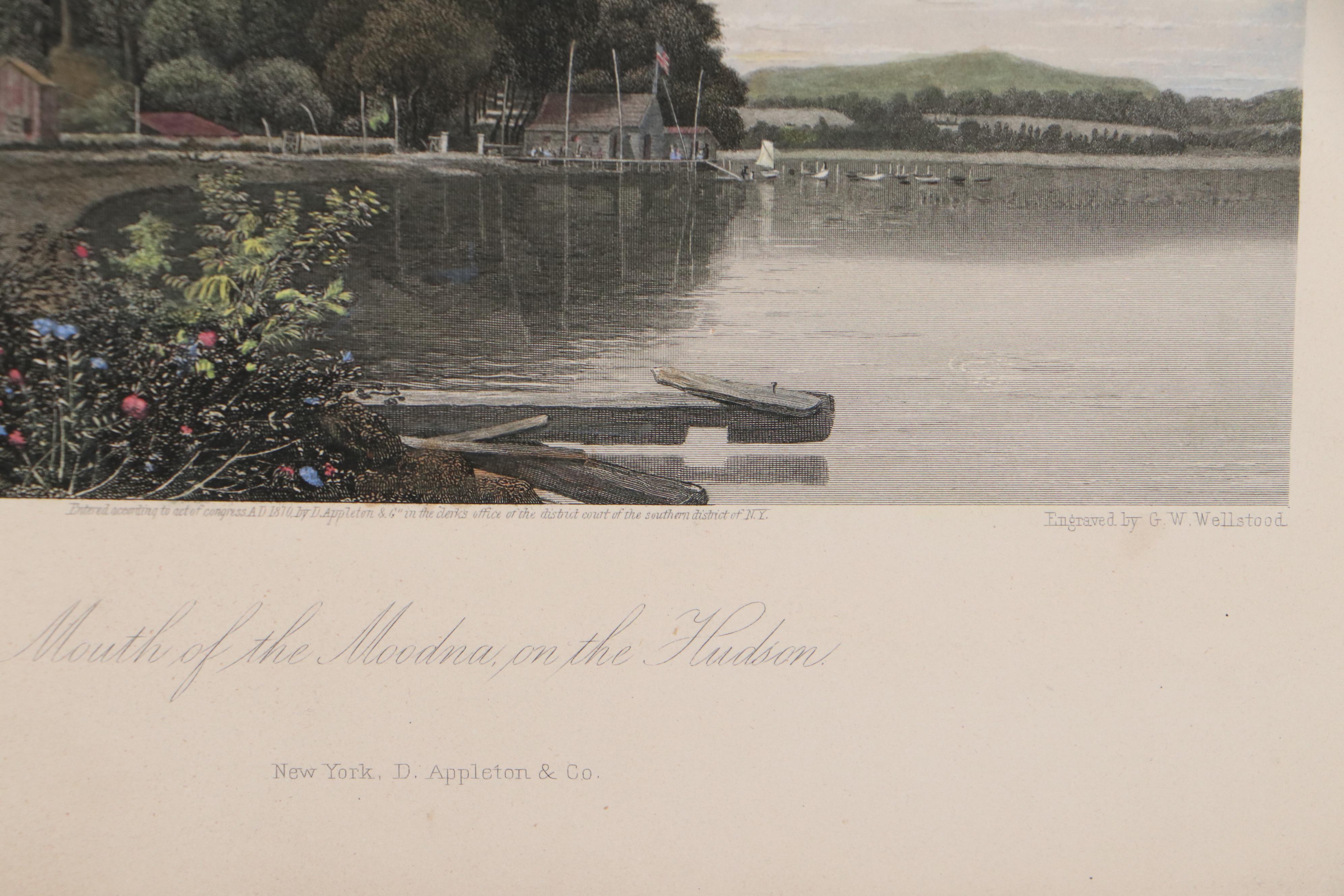 Landscape Intaglio Prints Including "Mount Vernon"