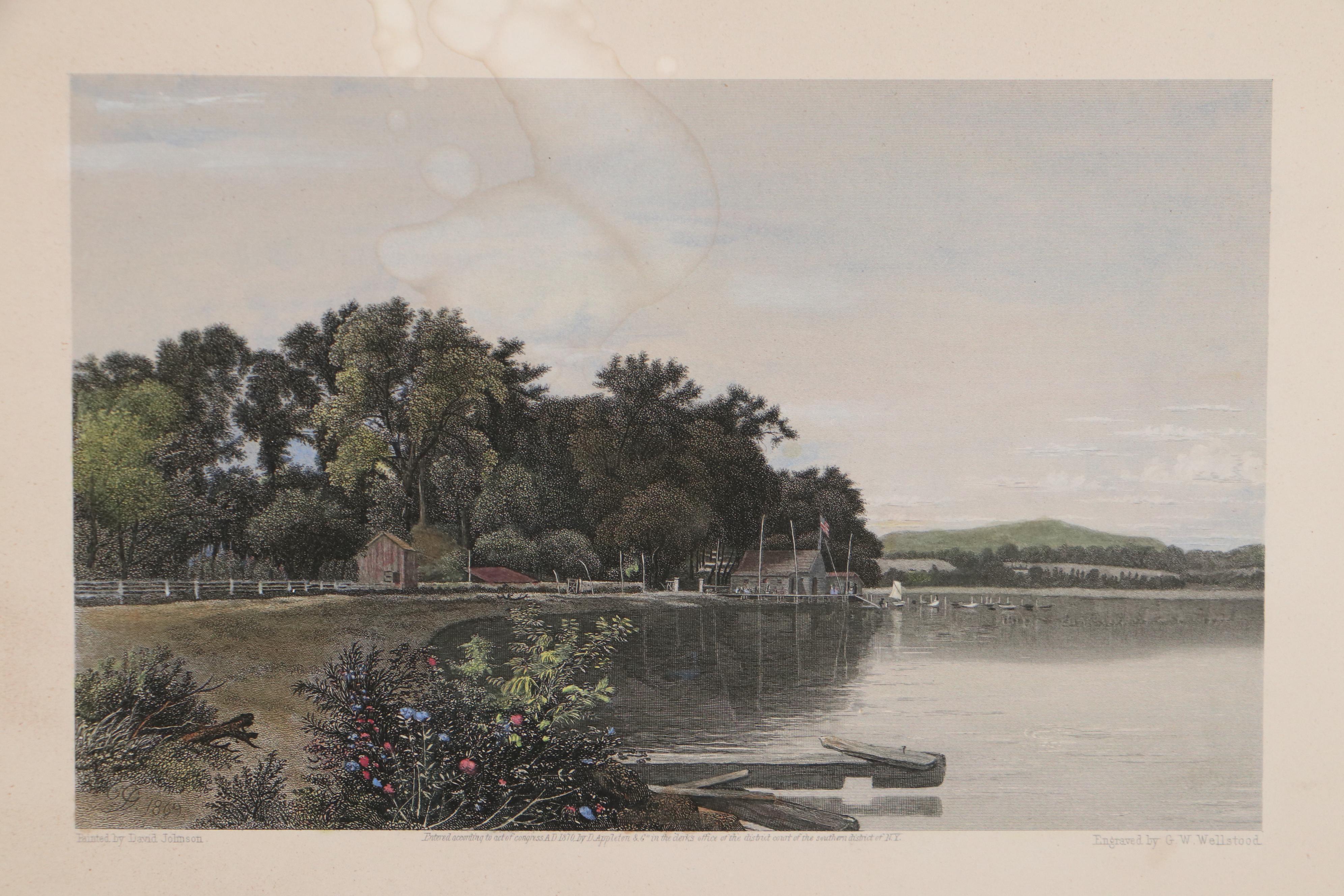 Landscape Intaglio Prints Including "Mount Vernon"