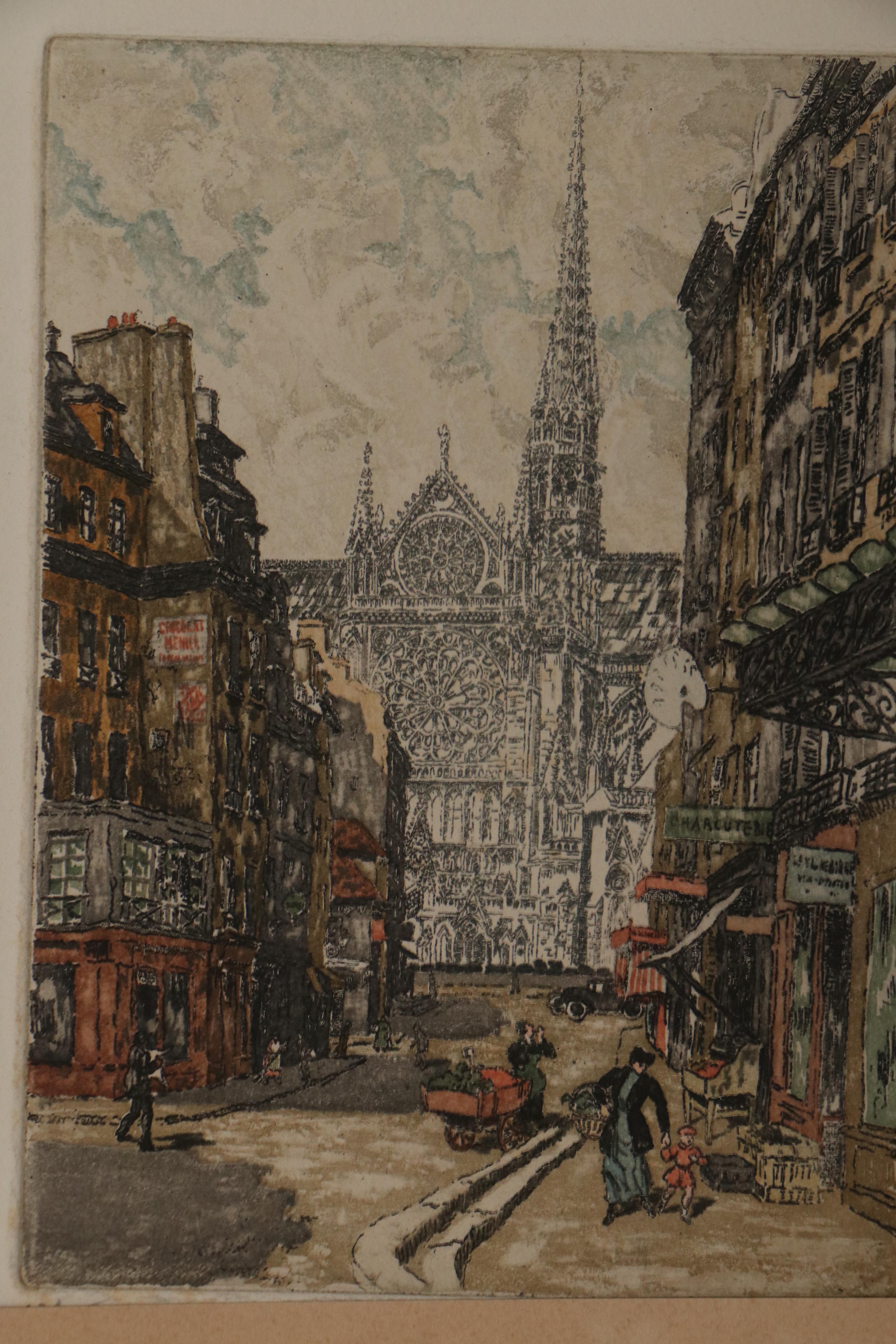 Japanese Woodblock and Landscape Watercolor Paintings