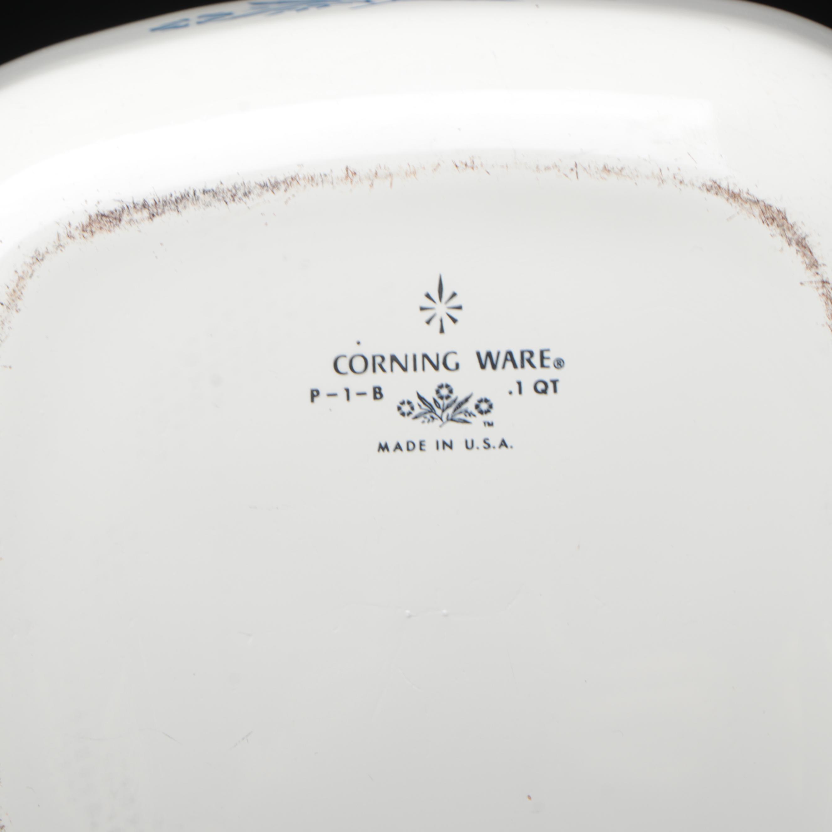 Corning Ware Ceramic Bakeware with Glass Lids