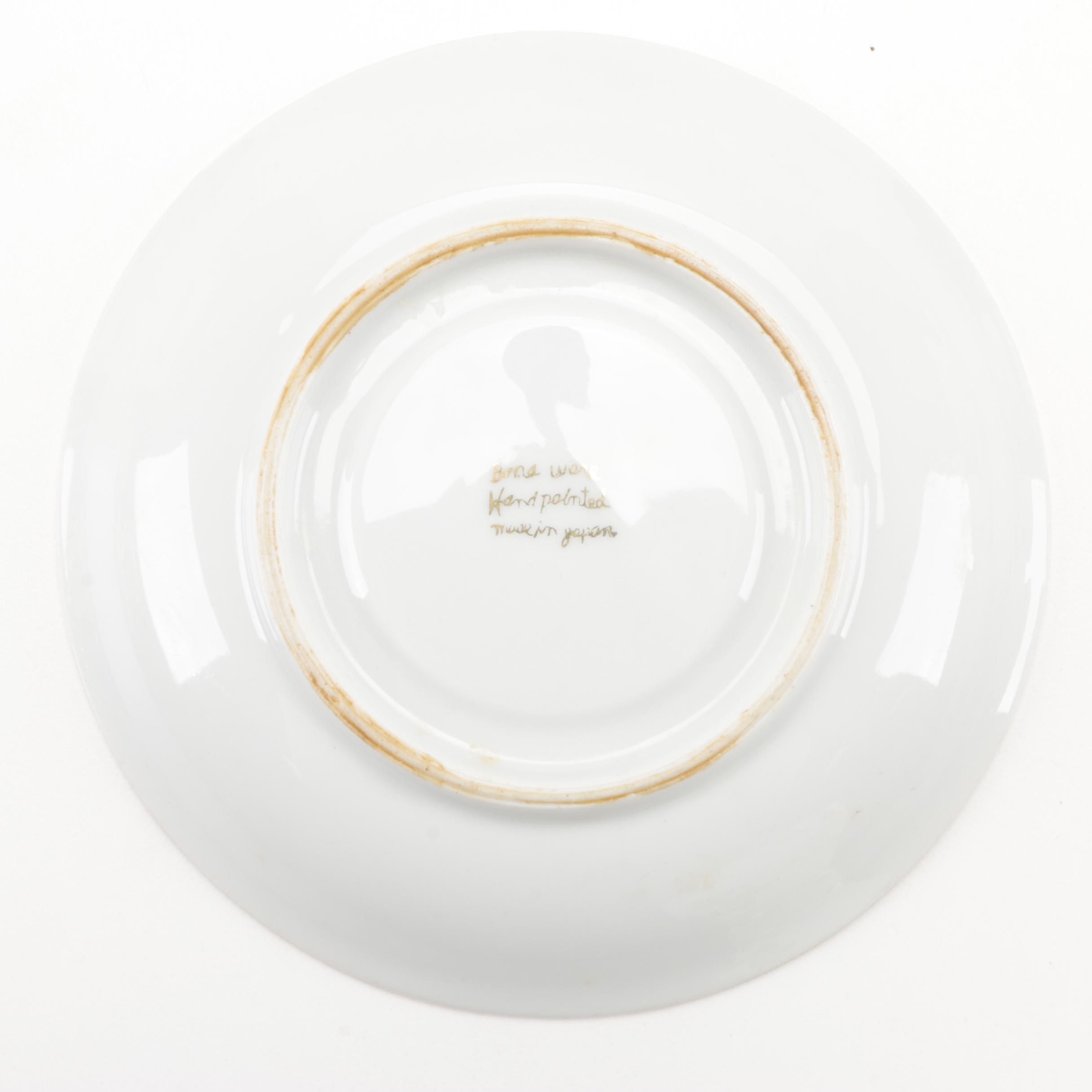 Japanese and English Porcelain and Bone China Teacups and Saucers