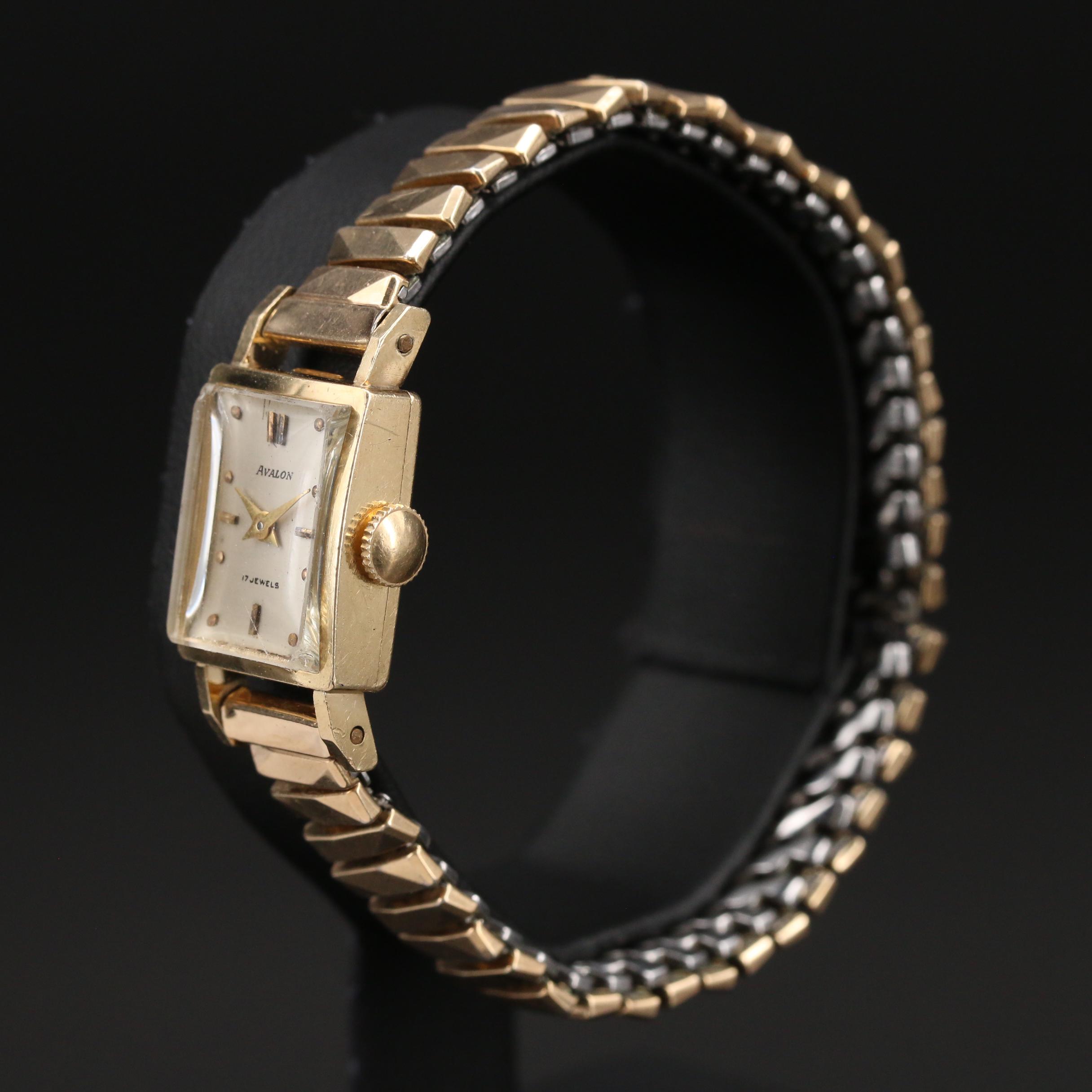 14K Avalon Stem Wind Watch