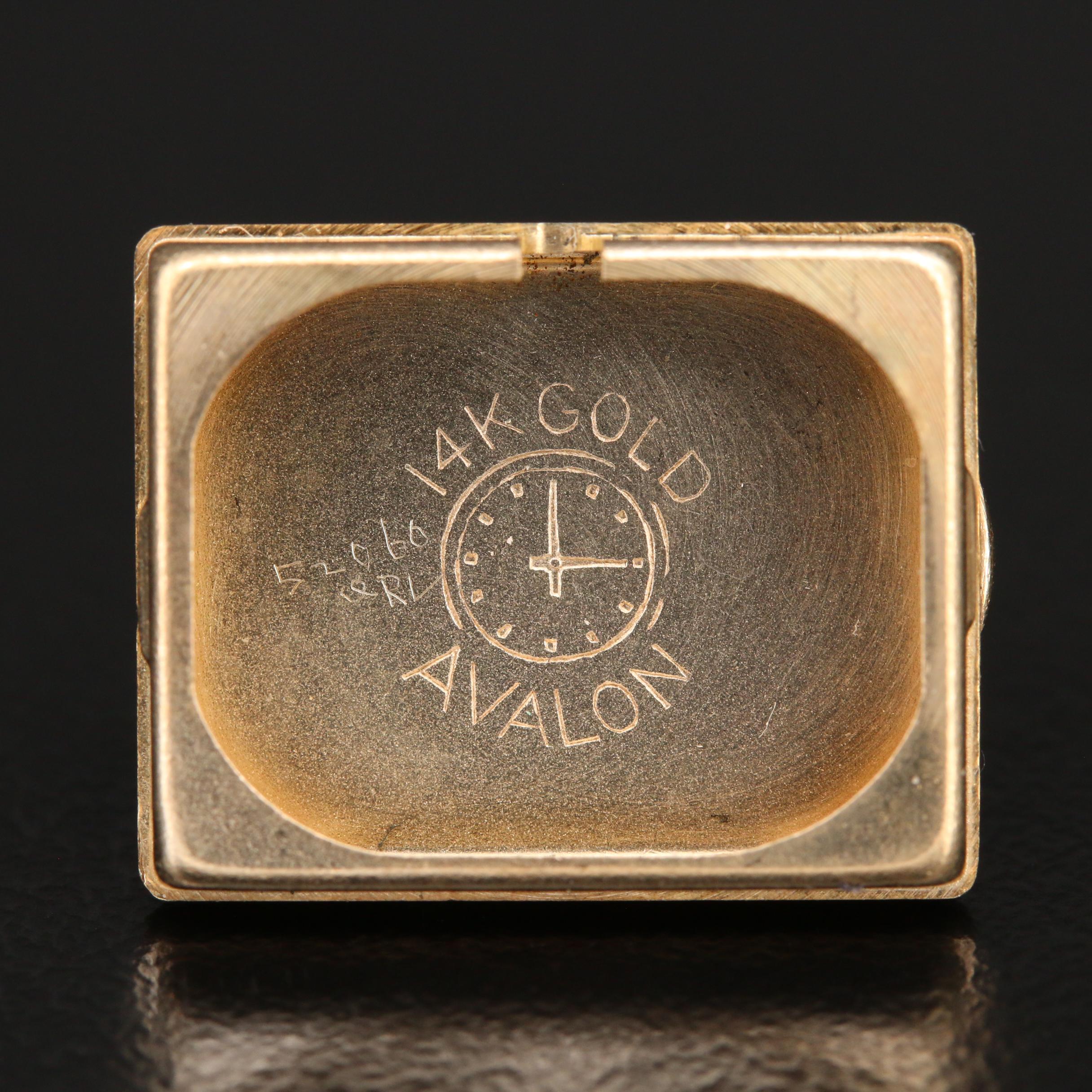 14K Avalon Stem Wind Watch