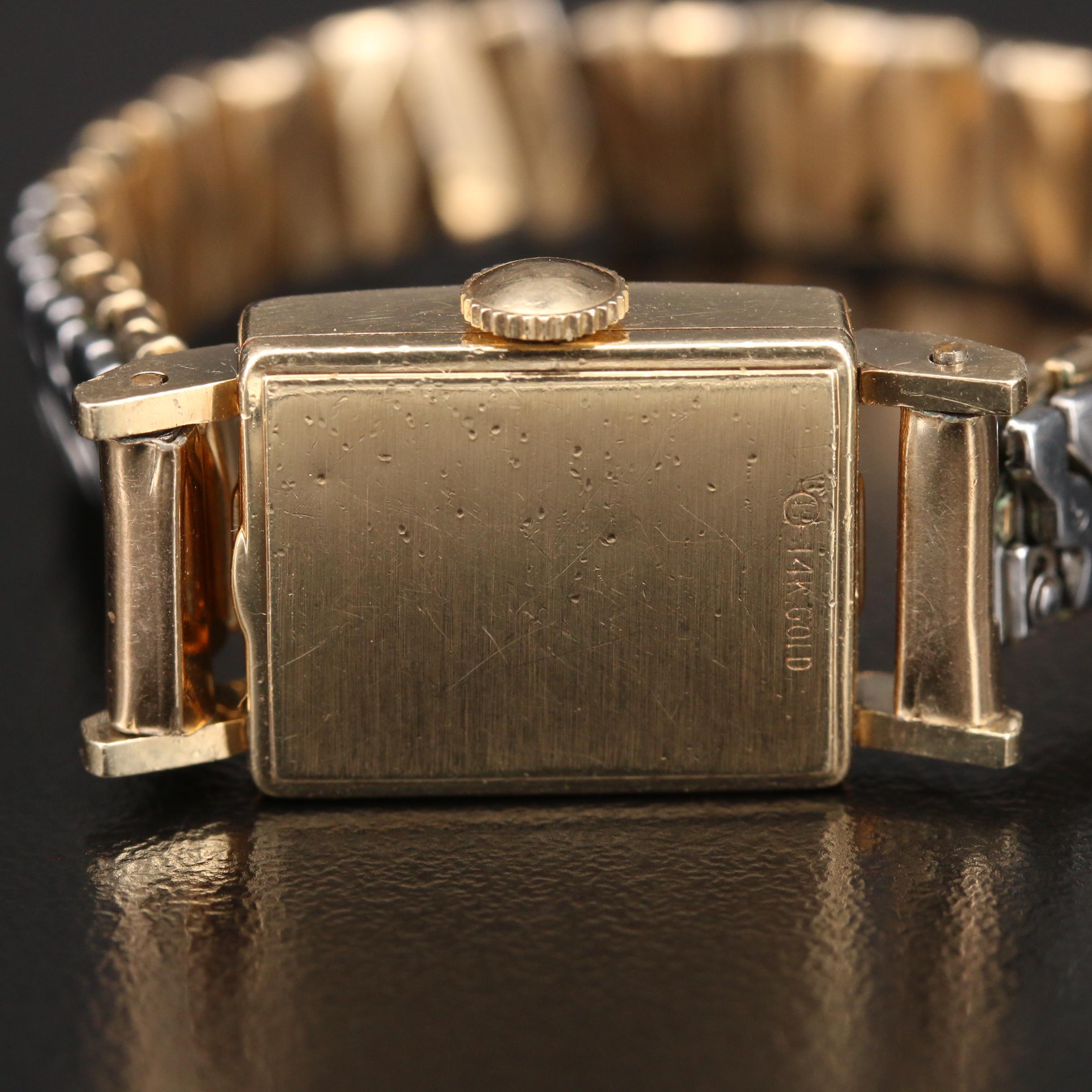 14K Avalon Stem Wind Watch