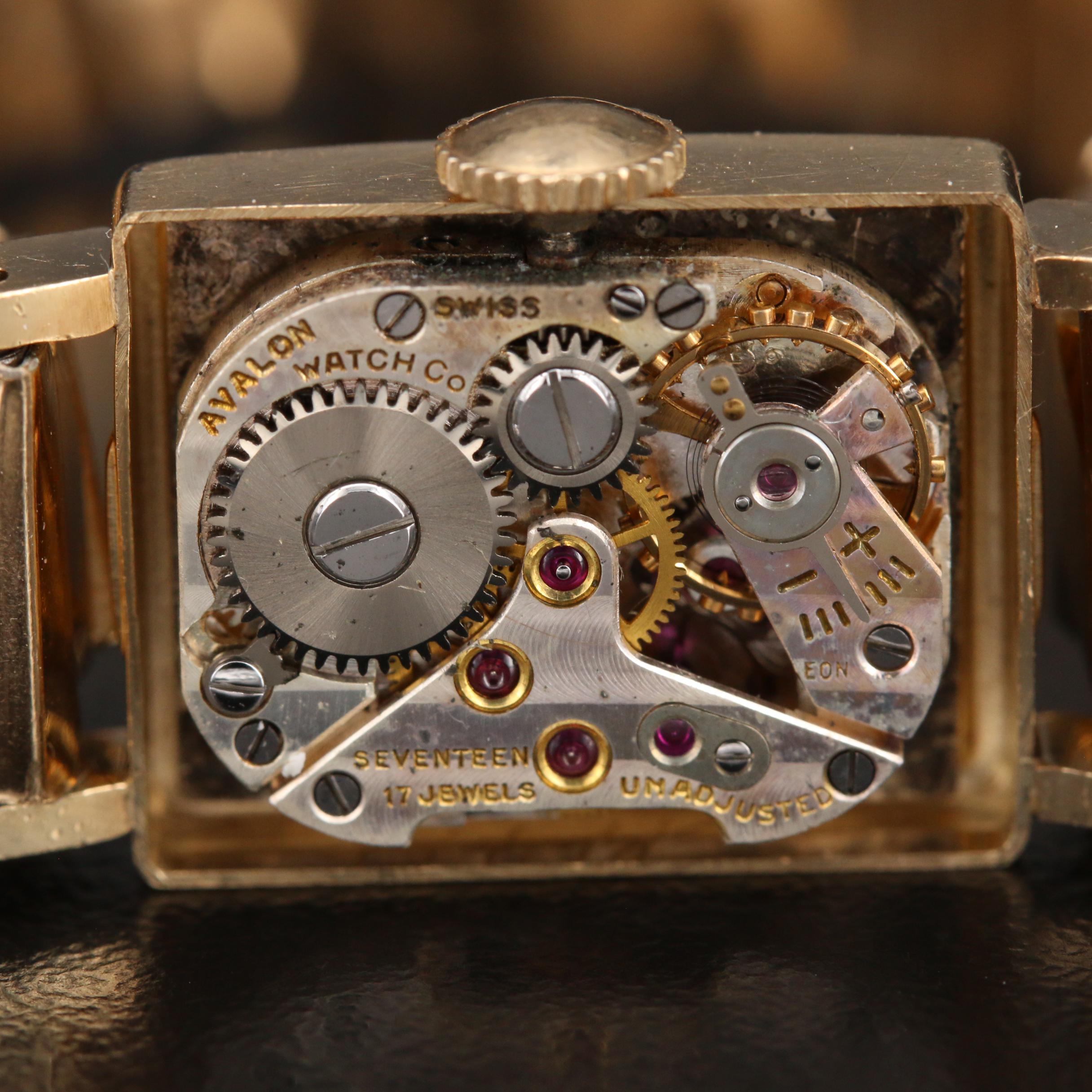 14K Avalon Stem Wind Watch