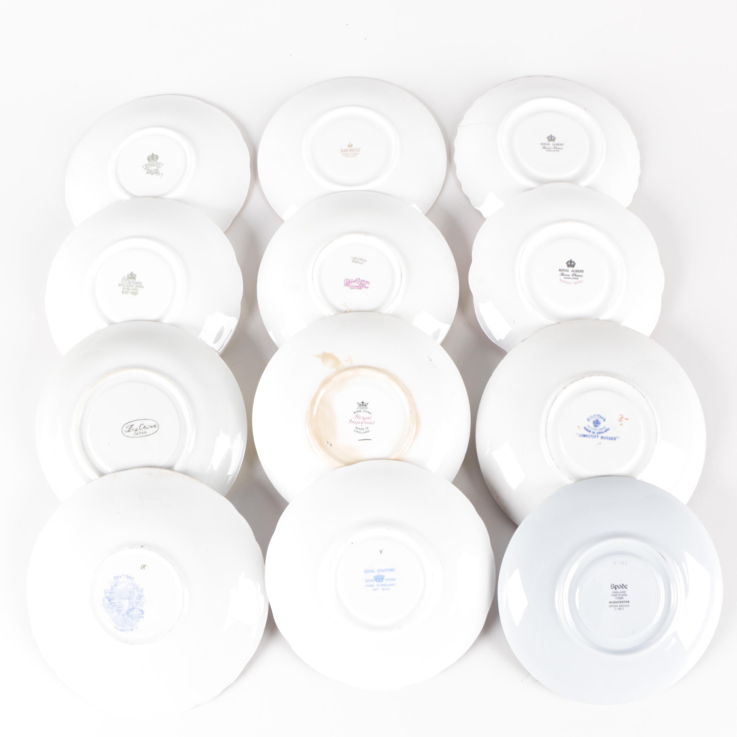 Limoges with Other Porcelain and Ceramic Teacups, Late 19th to 20th Century