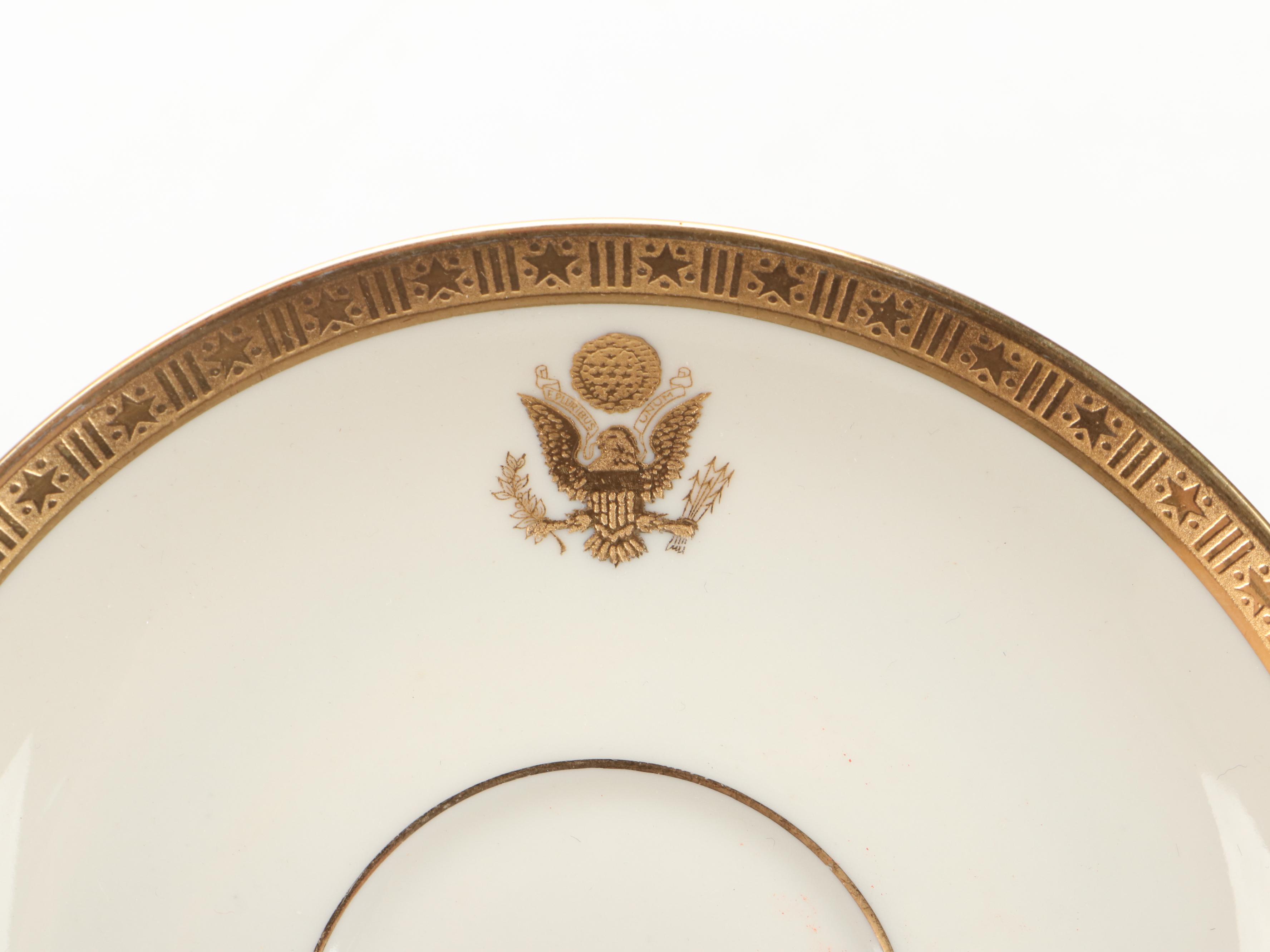 Gilt Accented Porcelain and Bone China Dinnerware, 20th Century