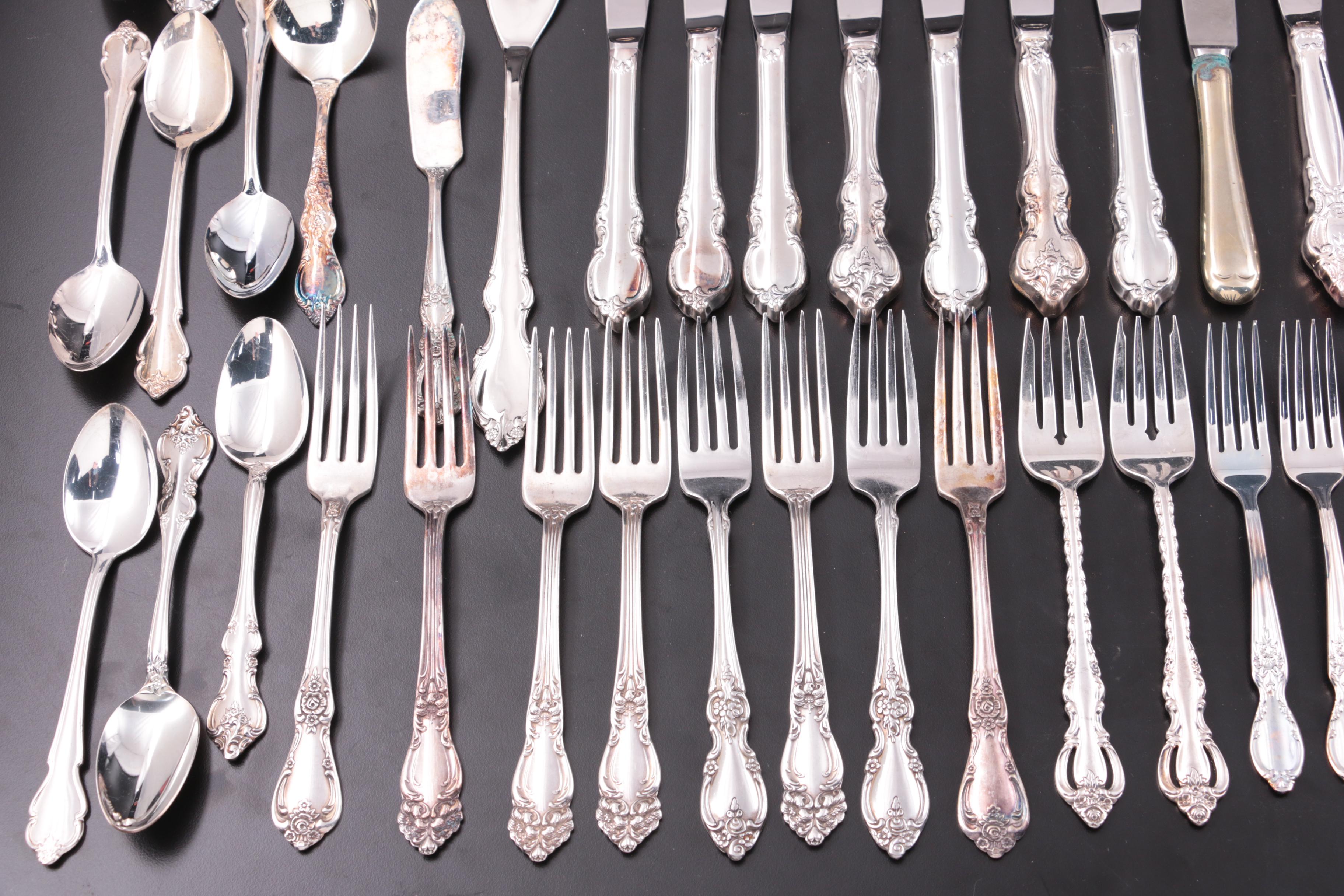 International Silver and Other Silver Plate and Stainless Steel Flatware