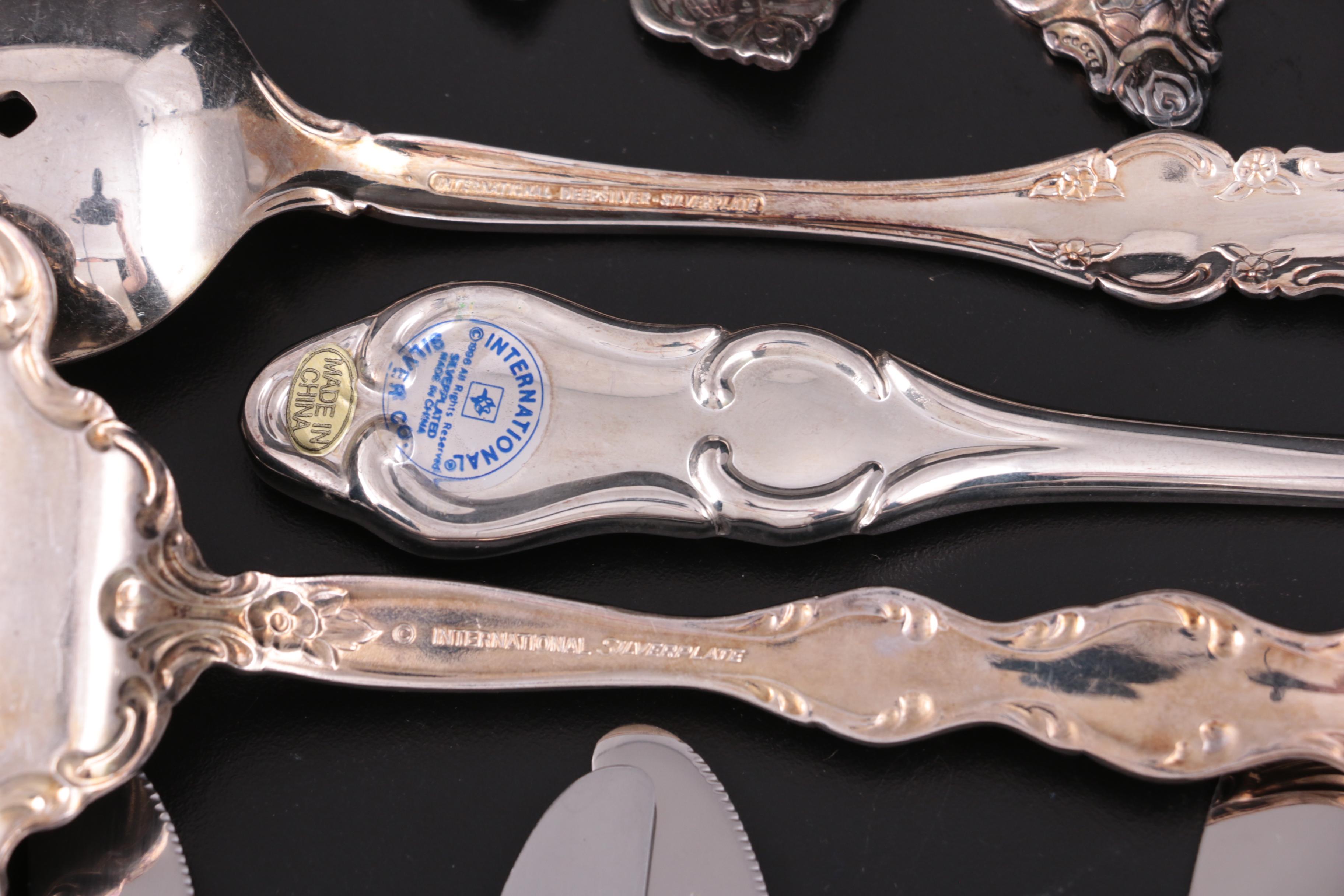 International Silver and Other Silver Plate and Stainless Steel Flatware