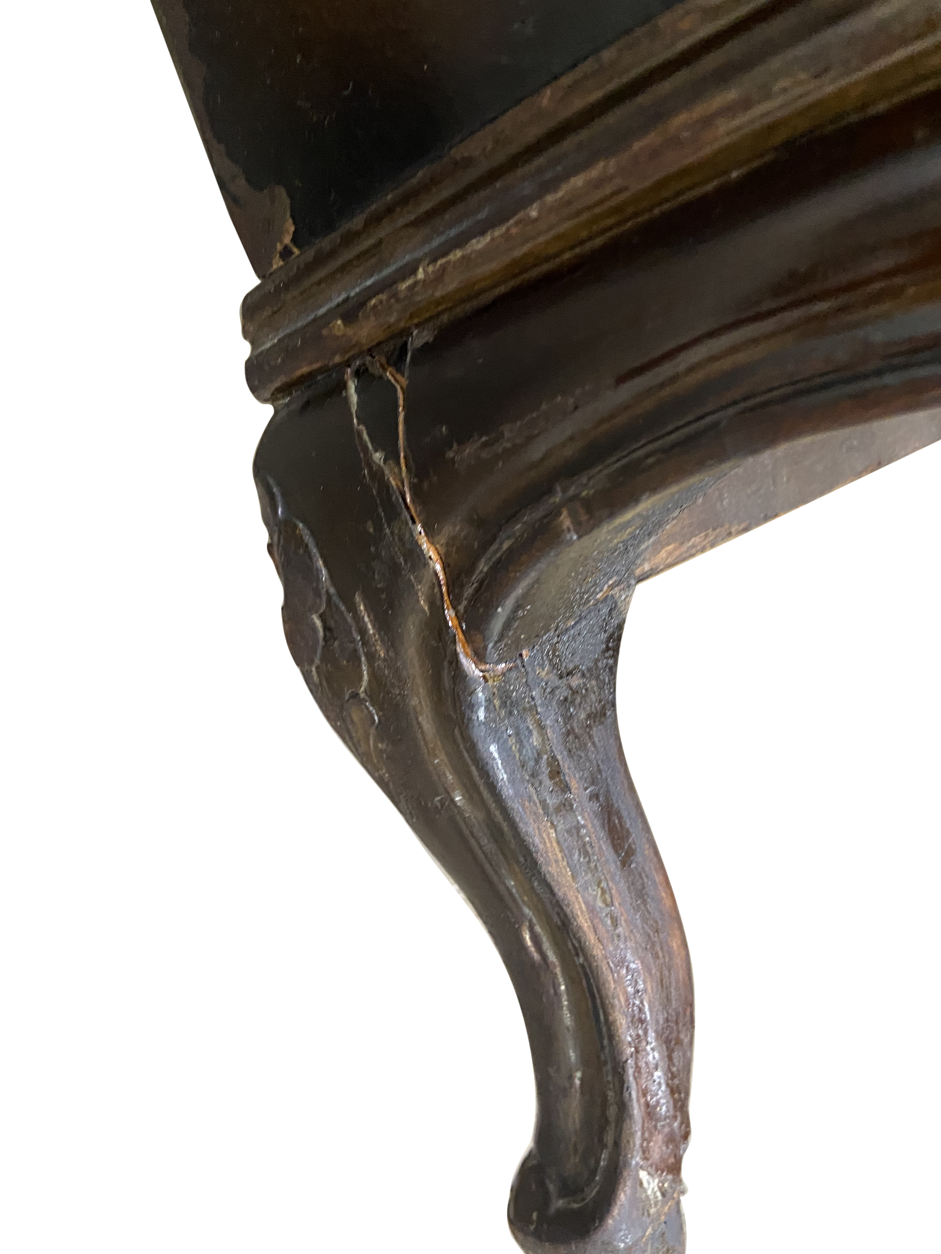 Louis XV Style Marquetry and Mahogany Buffet, 20th Century