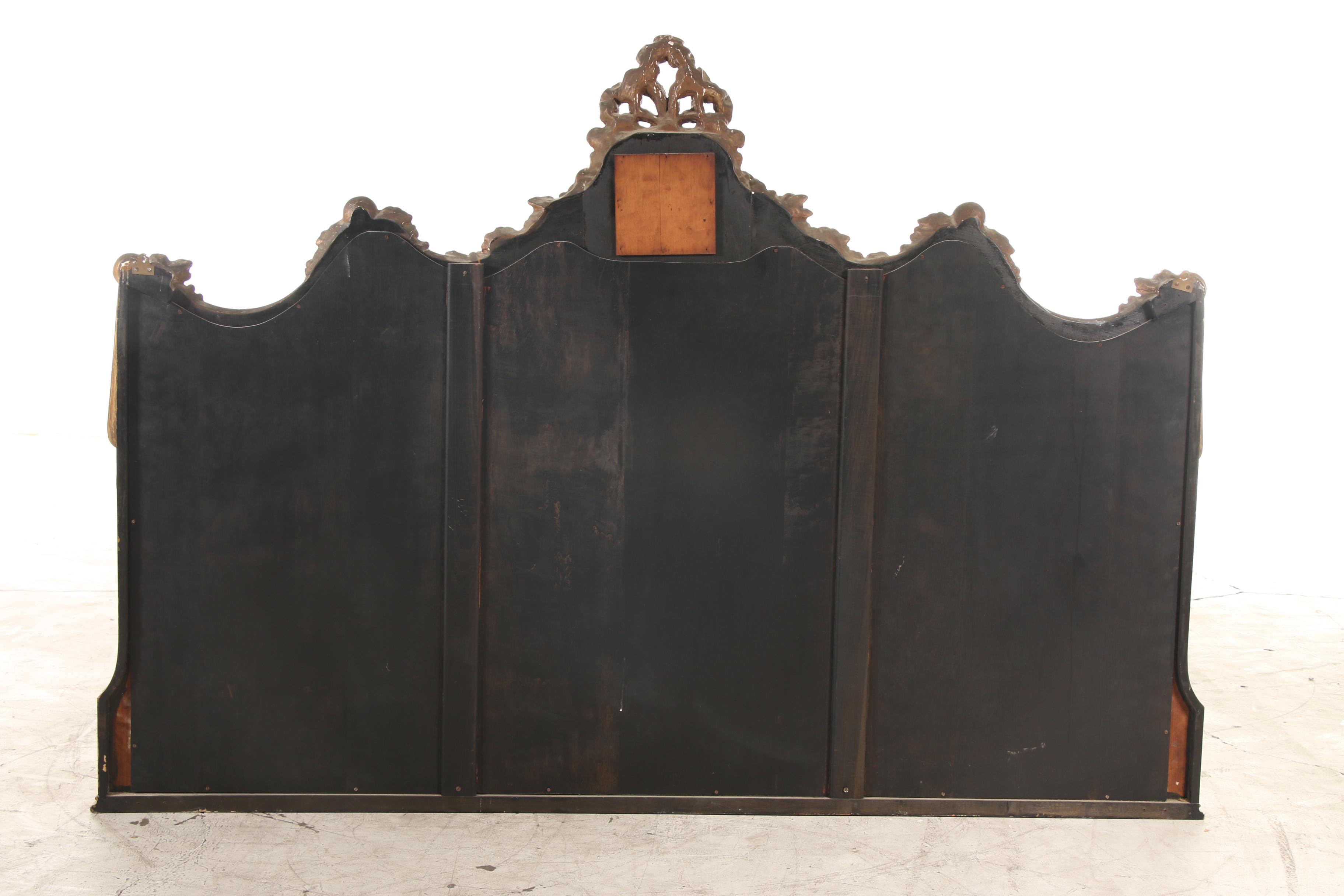 Louis XVI Style Giltwood Overmantel Mirror, Early to Mid 20th Century