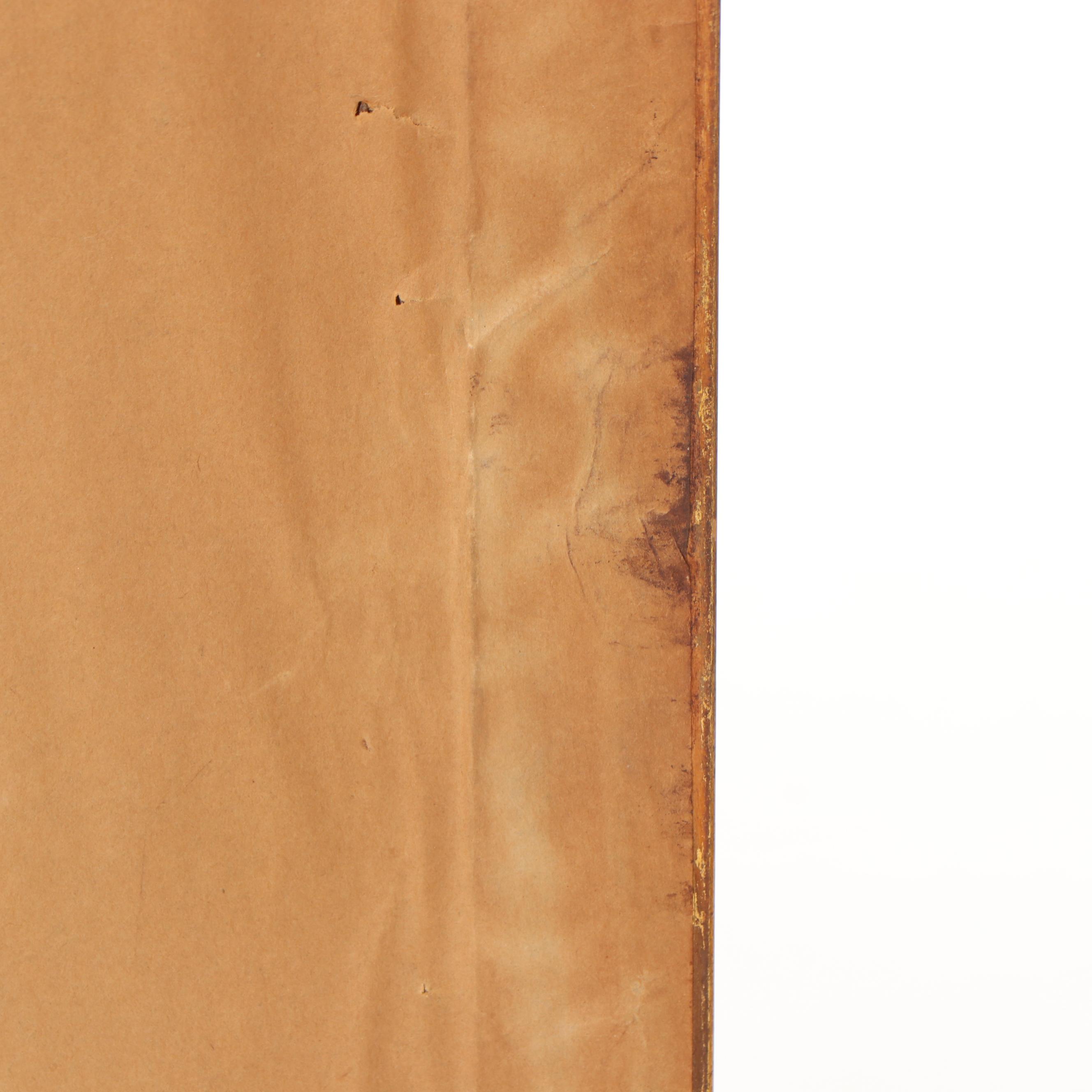 Rectangular Giltwood Framed Wall Mirror, Mid to Late 20th Century