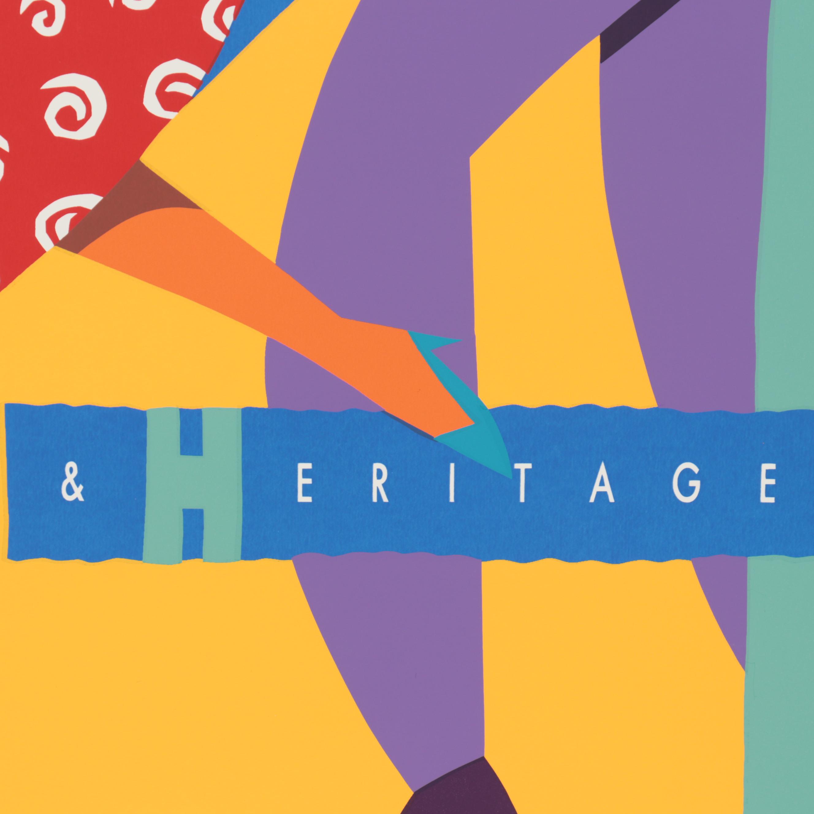 New Orleans Jazz & Heritage Festival Poster Designed by Robert Guthrie, 1992